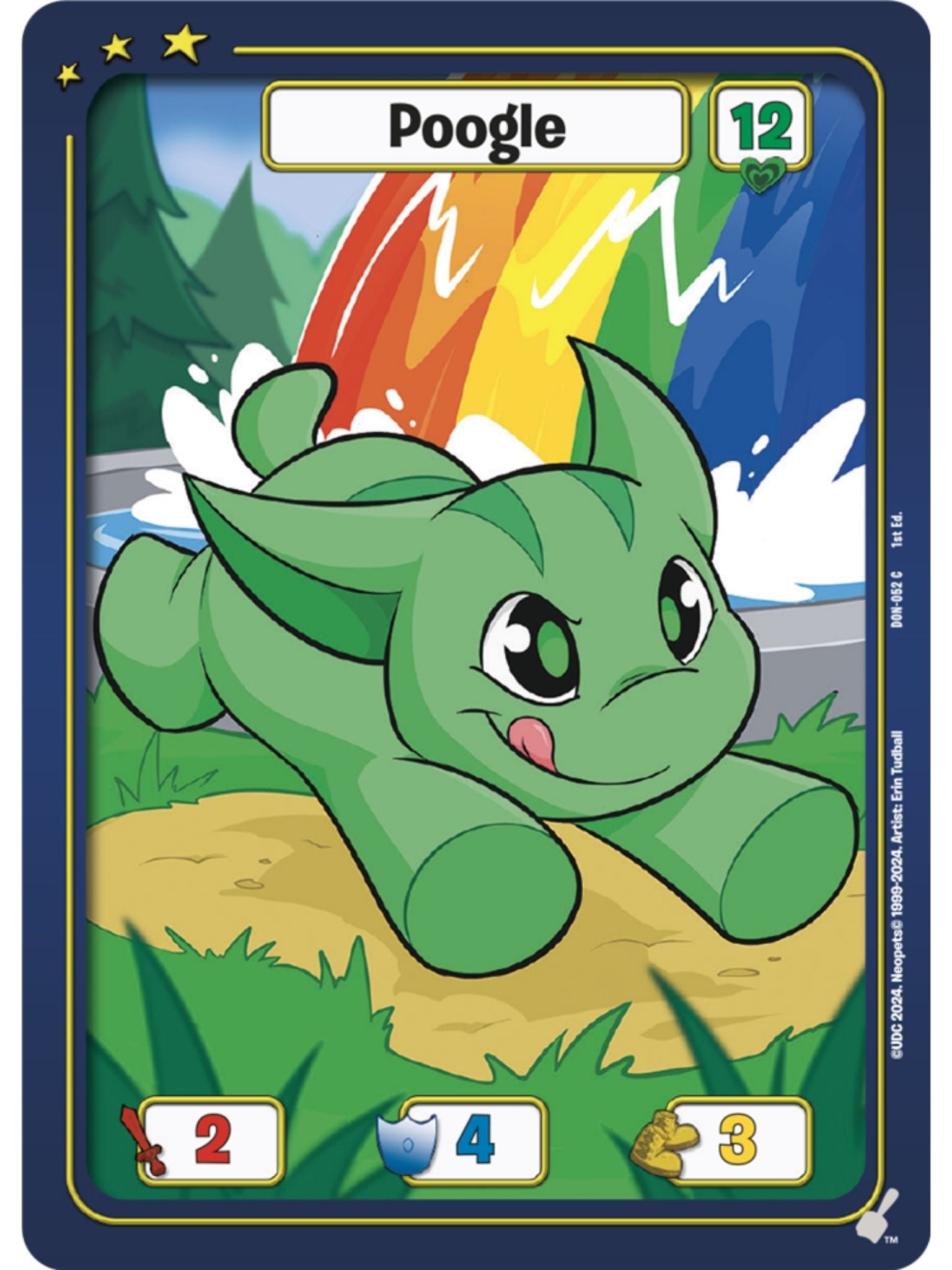 Green Poogle (C) DON-052 1st Edition