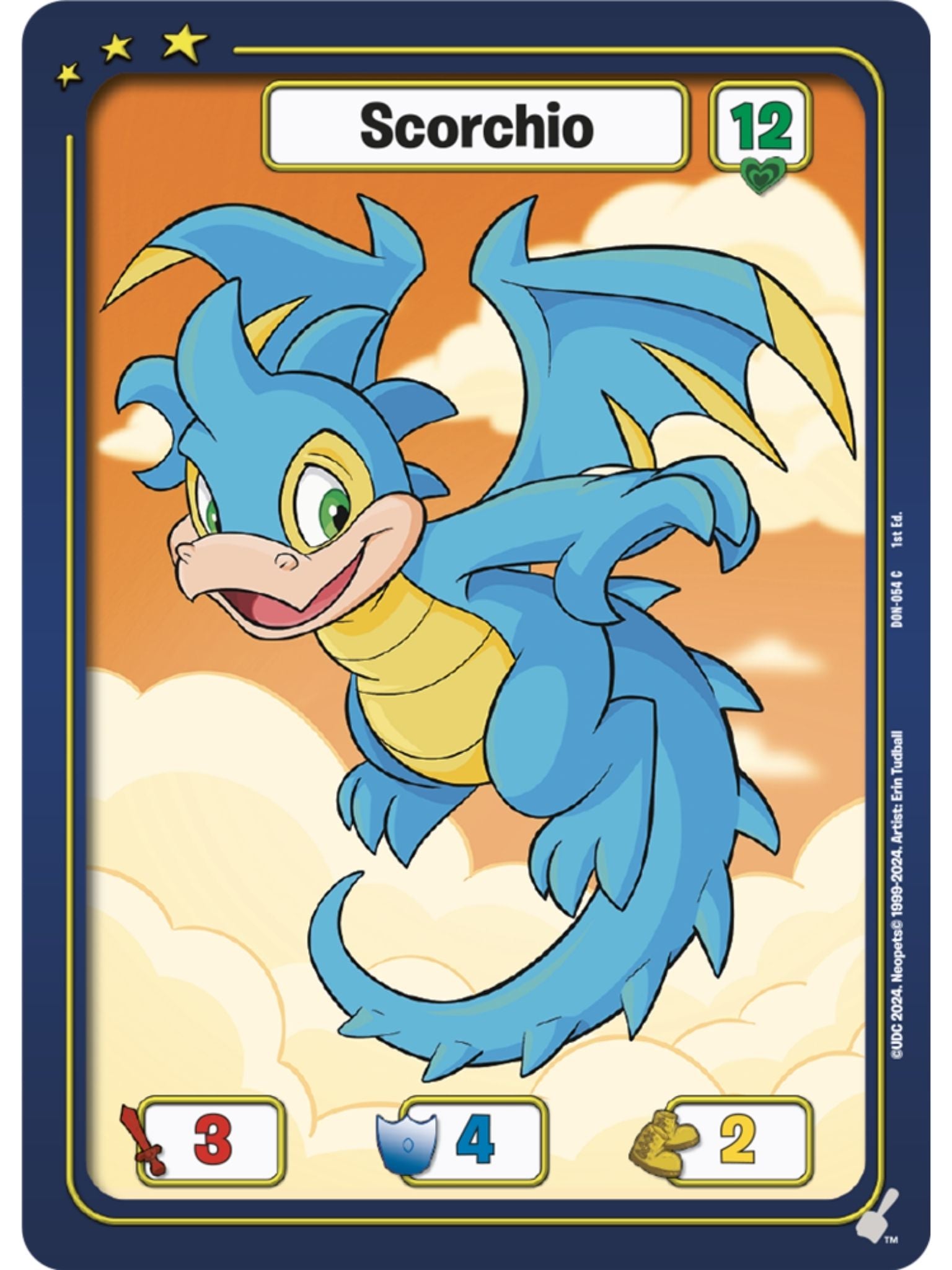 Blue Scorchio (C) DON-054 1st Edition