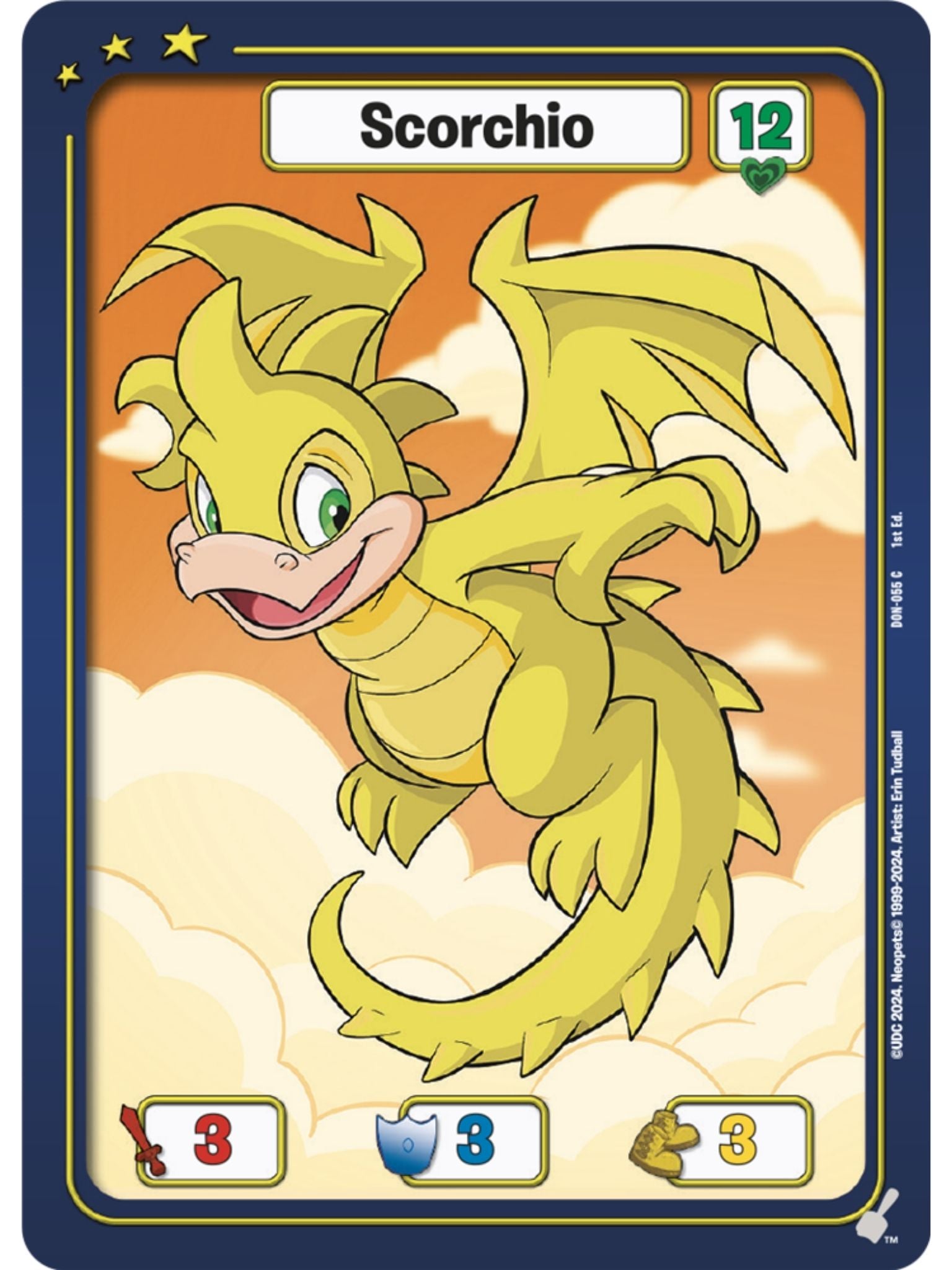 Yellow Scorchio (C) DON-055 1st Edition