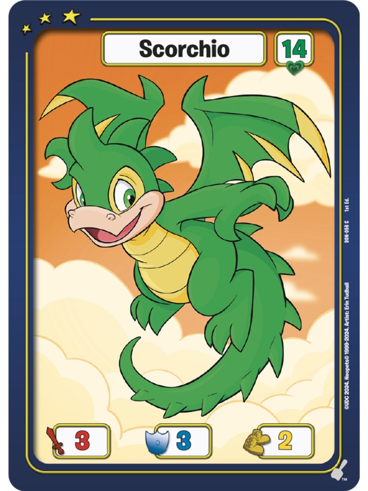 Green Scorchio (C) DON-056 1st Edition