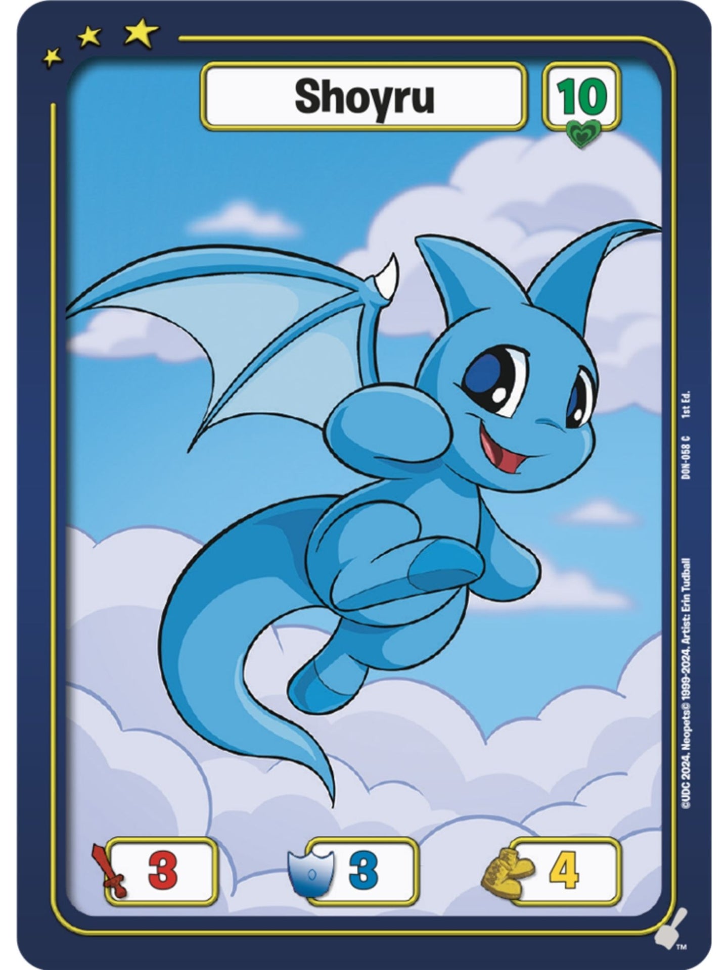 Blue Shoyru (C) DON-058 1st Edition