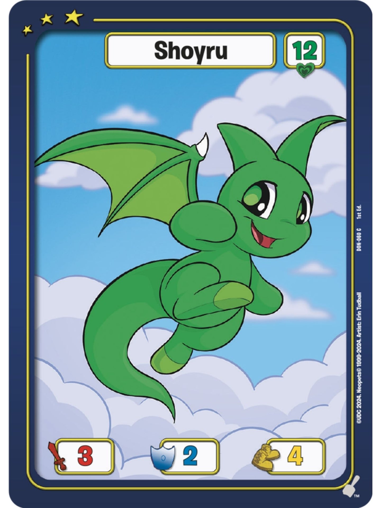 Green Shoyru (C) DON-060 1st Edition