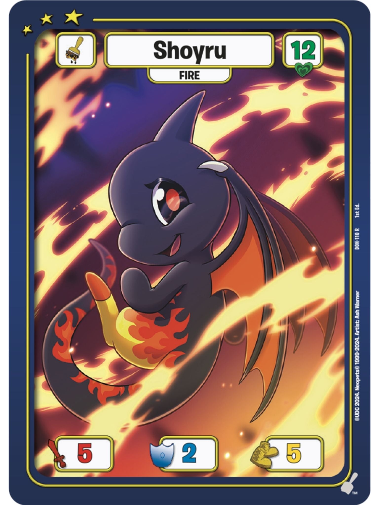 Fire Shoyru (R) DON-110 1st Edition