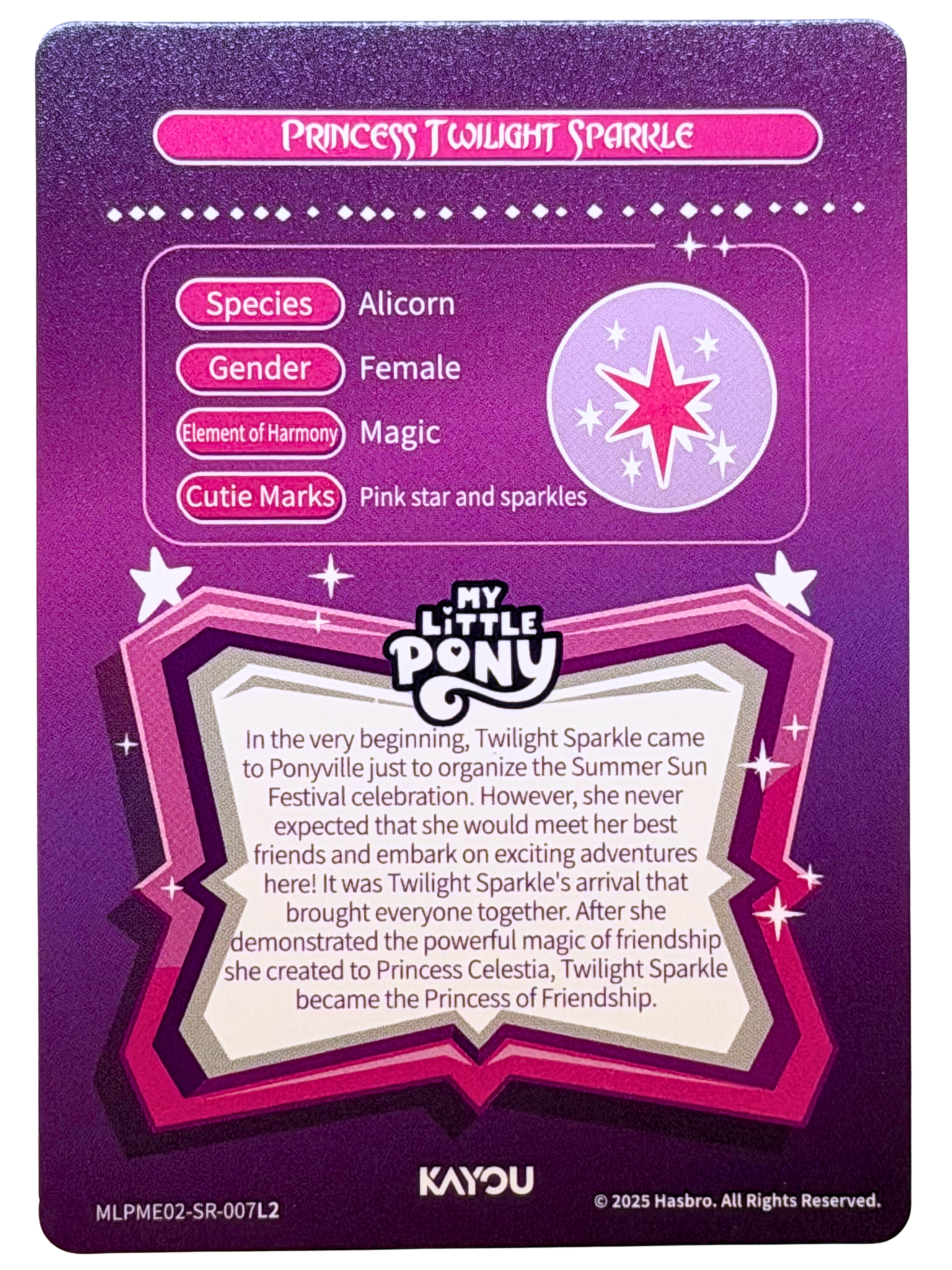 Princess Twilight Sparkle (SR) MLPME02-SR-007L2