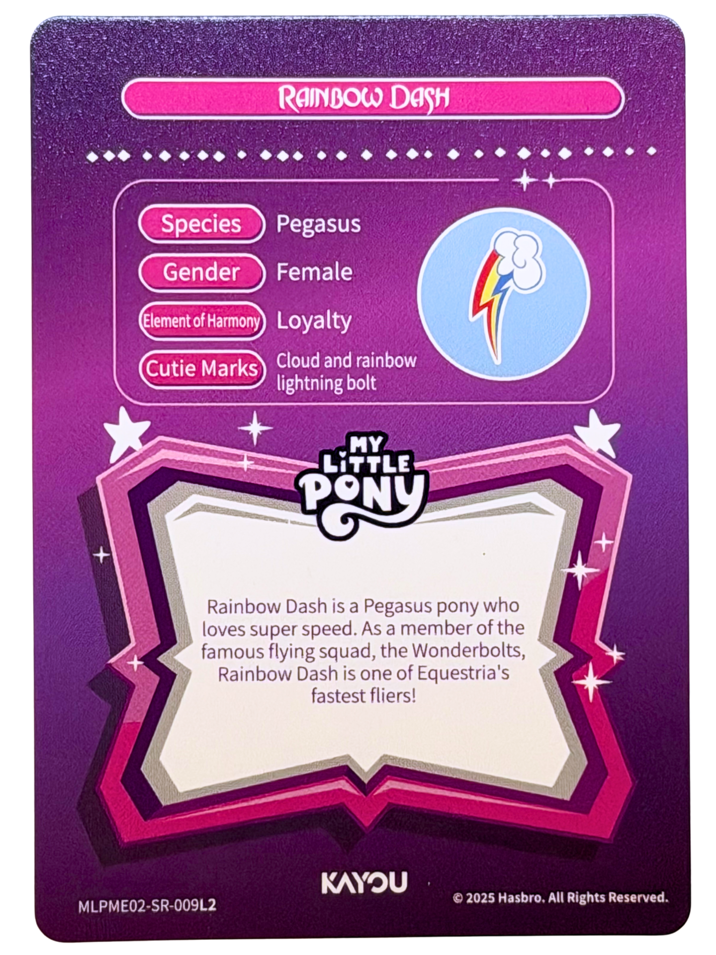 Rainbow Dash (SR) MLPME02-SR-009L2