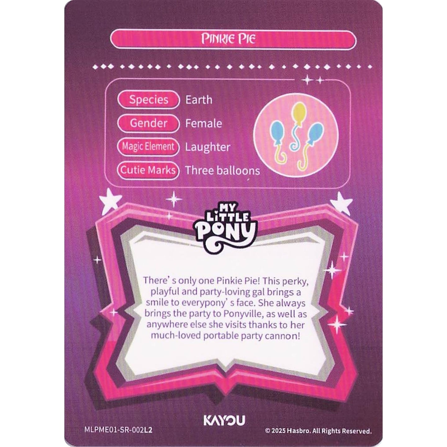 Pinkie Pie (SR) MLPME01-SR-002L2