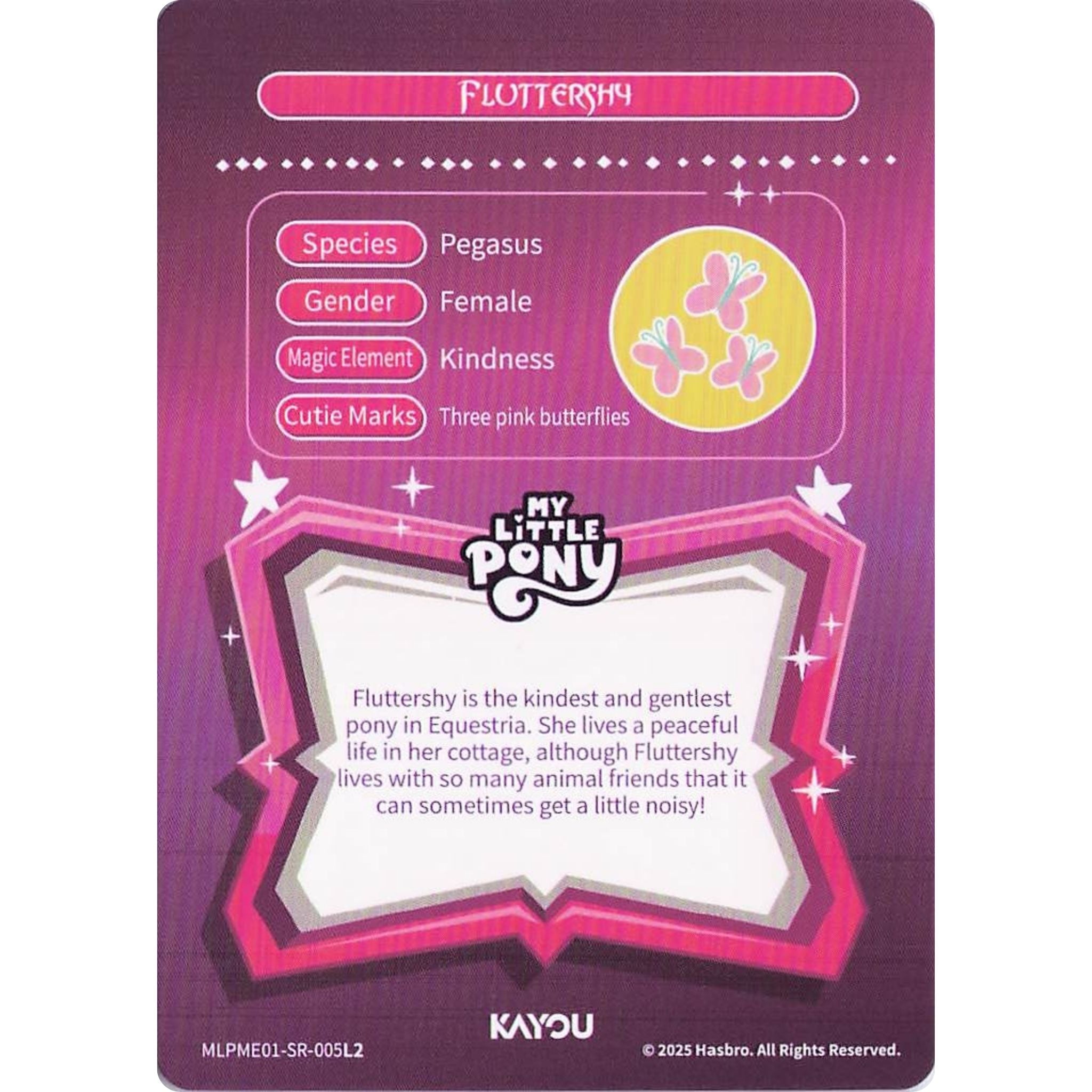 Fluttershy (SR) MLPME01-SR-005L2