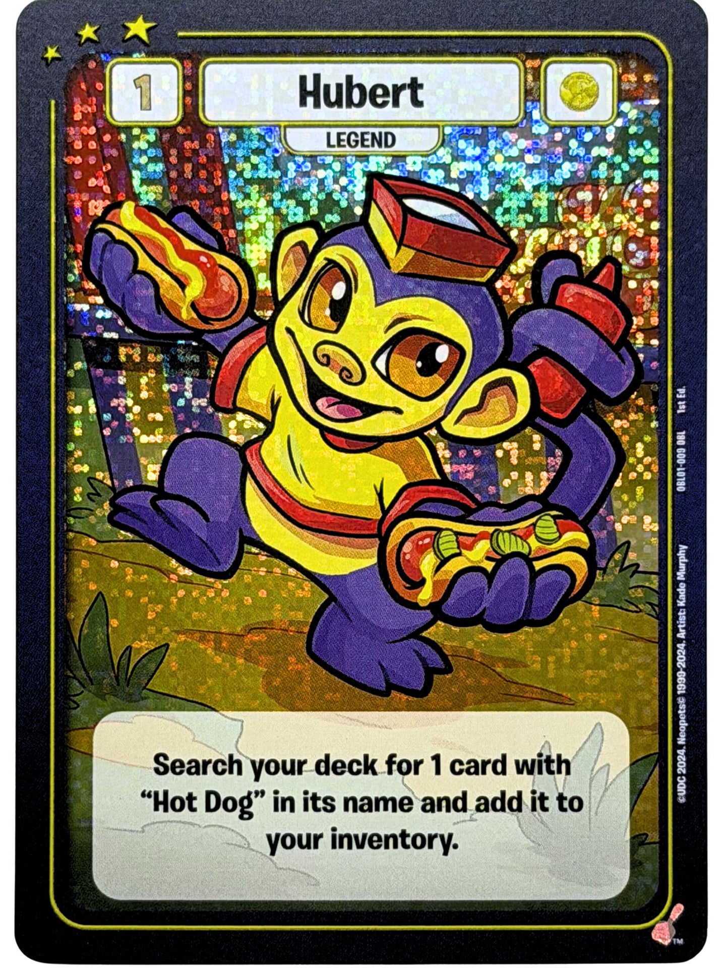 Hubert Foil Promo OBL01-009 1st Edition