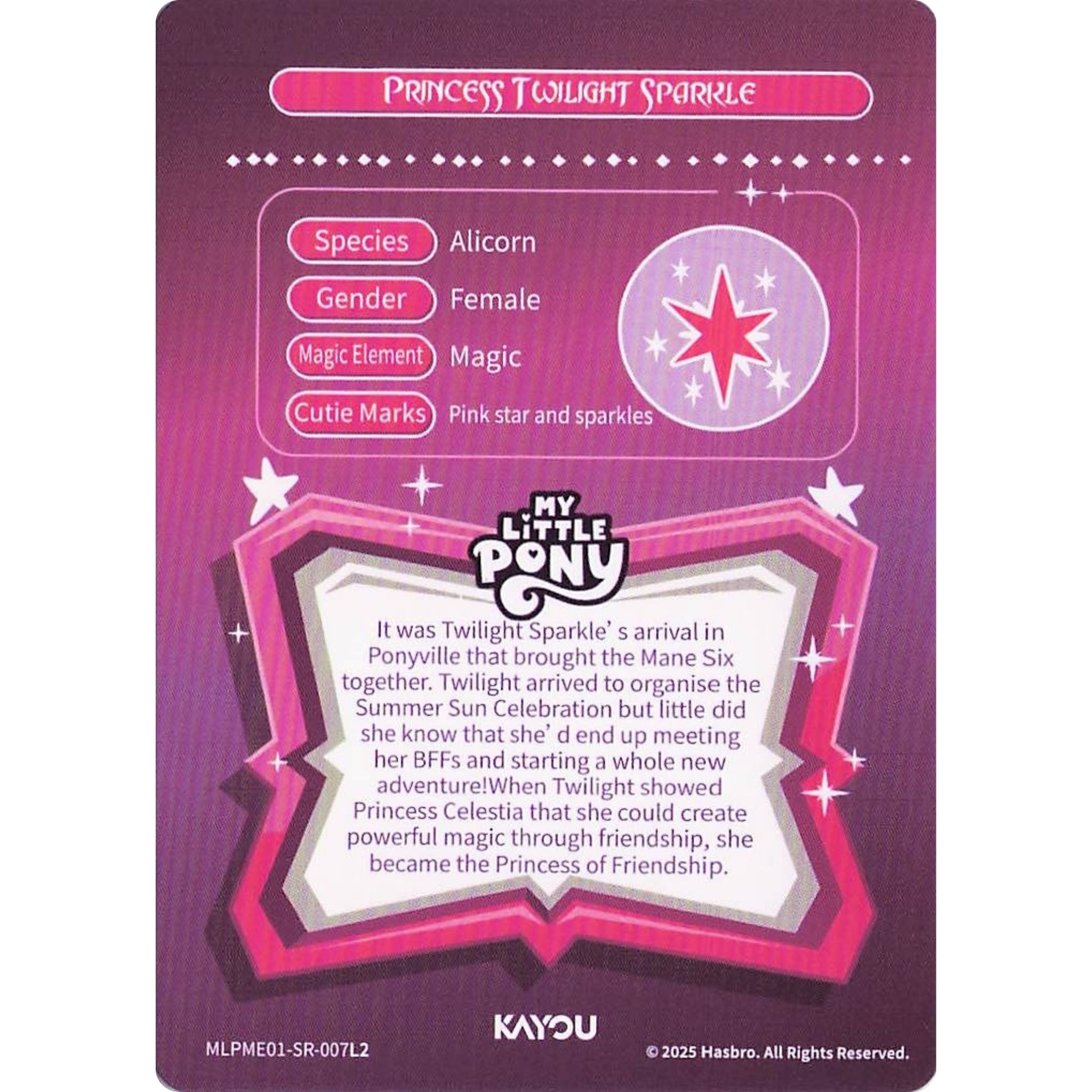 Princess Twilight Sparkle (SR) MLPME01-SR-007L2