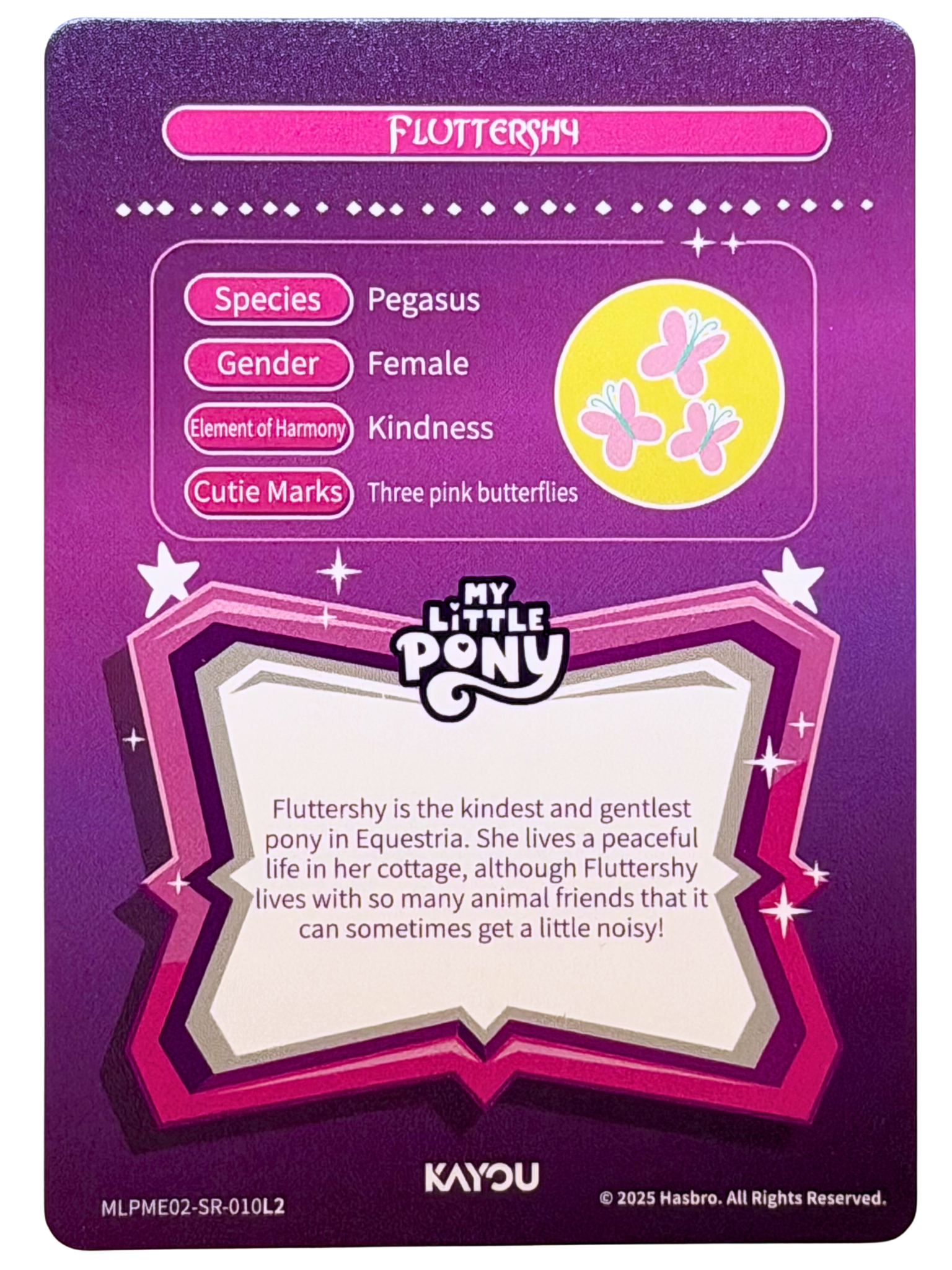 Fluttershy (SR) MLPME02-SR-010L2