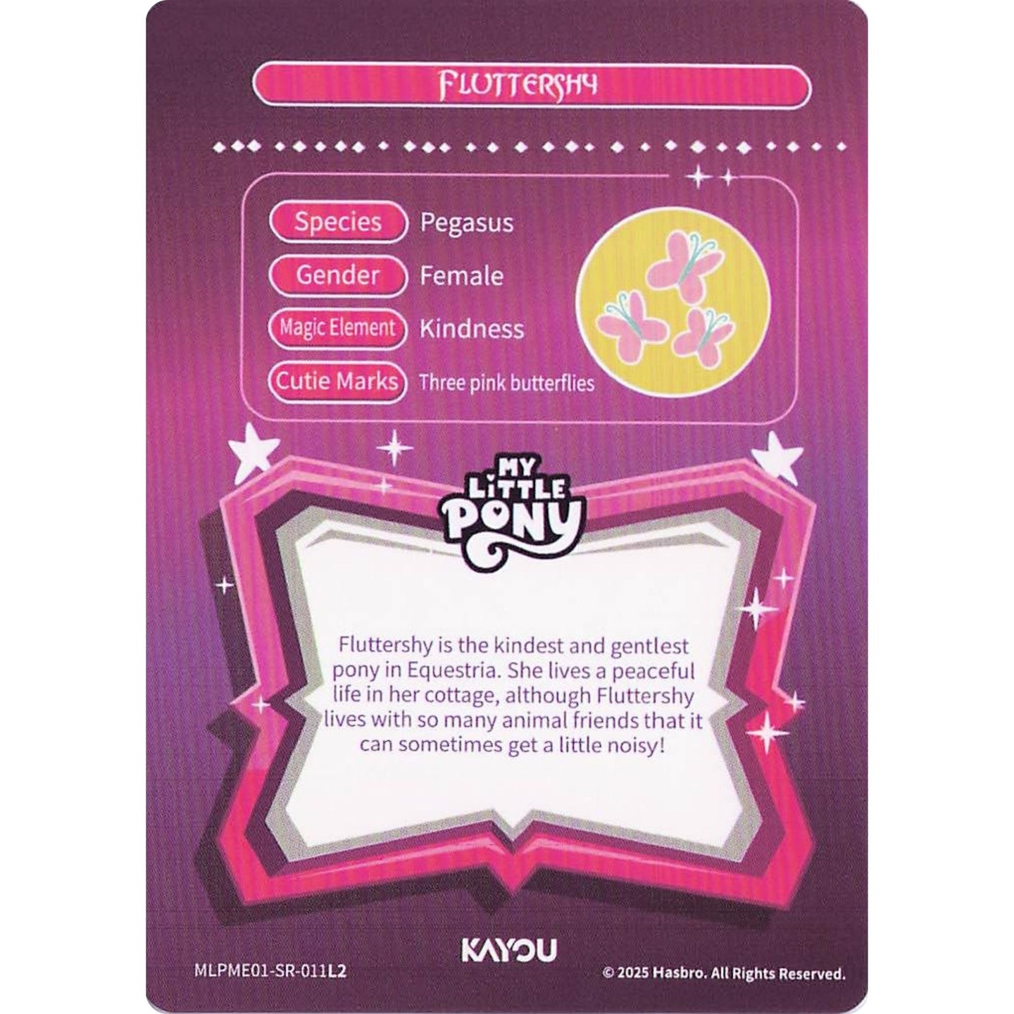 Fluttershy (SR) MLPME01-SR-011L2
