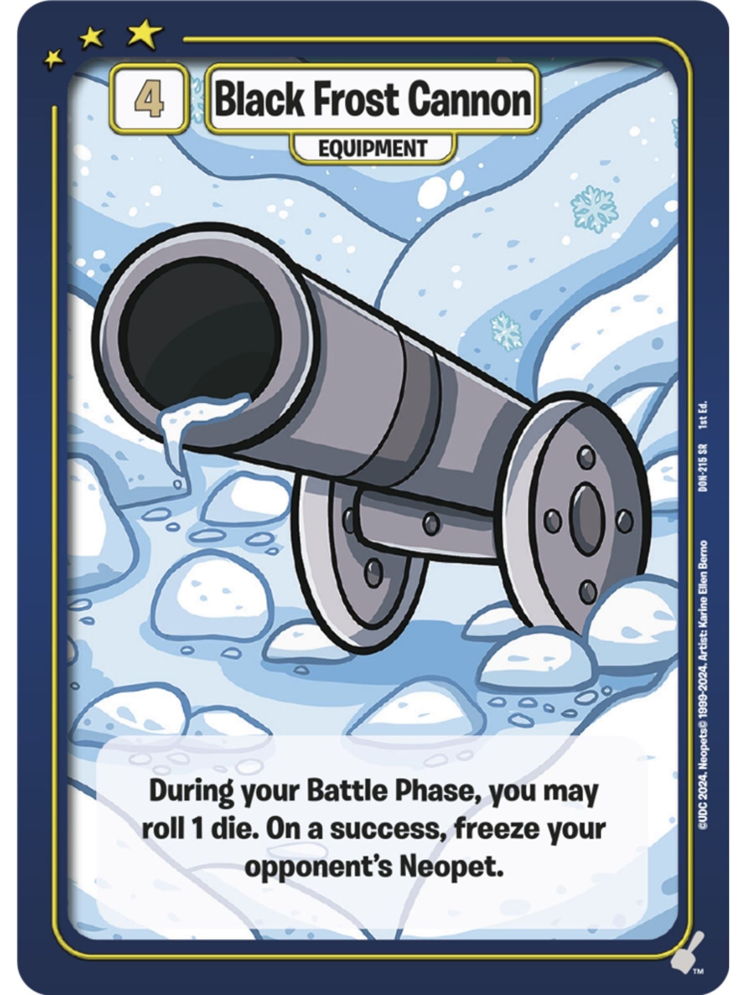 Black Frost Cannon (SR) DON-215 1st Edition
