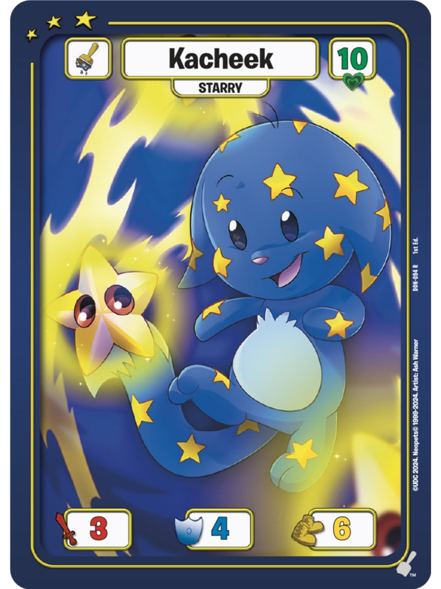 Starry Kacheek (R) DON-094 1st Edition
