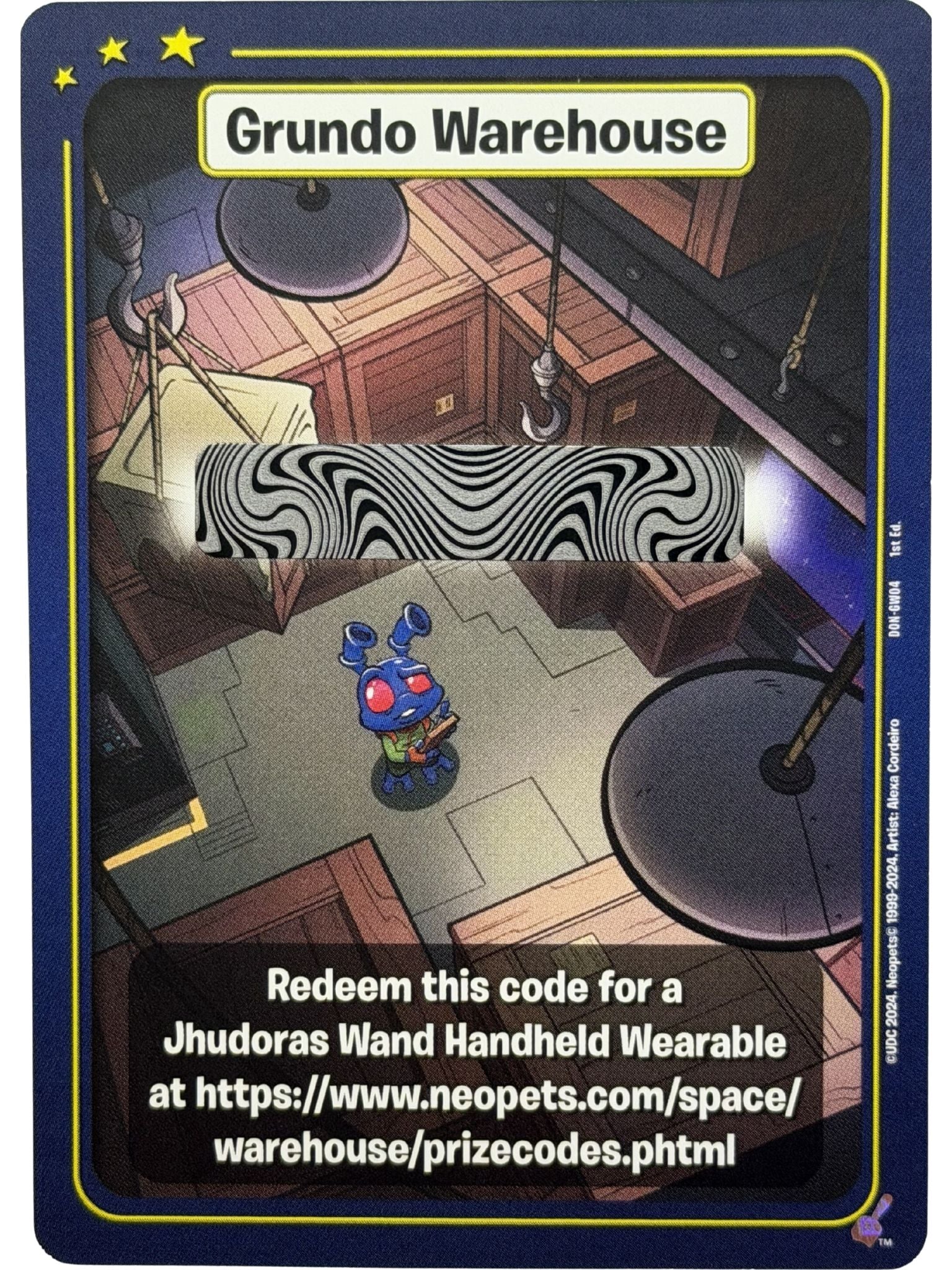 Grundo Warehouse Jhudora's Wand Handheld Wearable Code (GW) DON-GW04