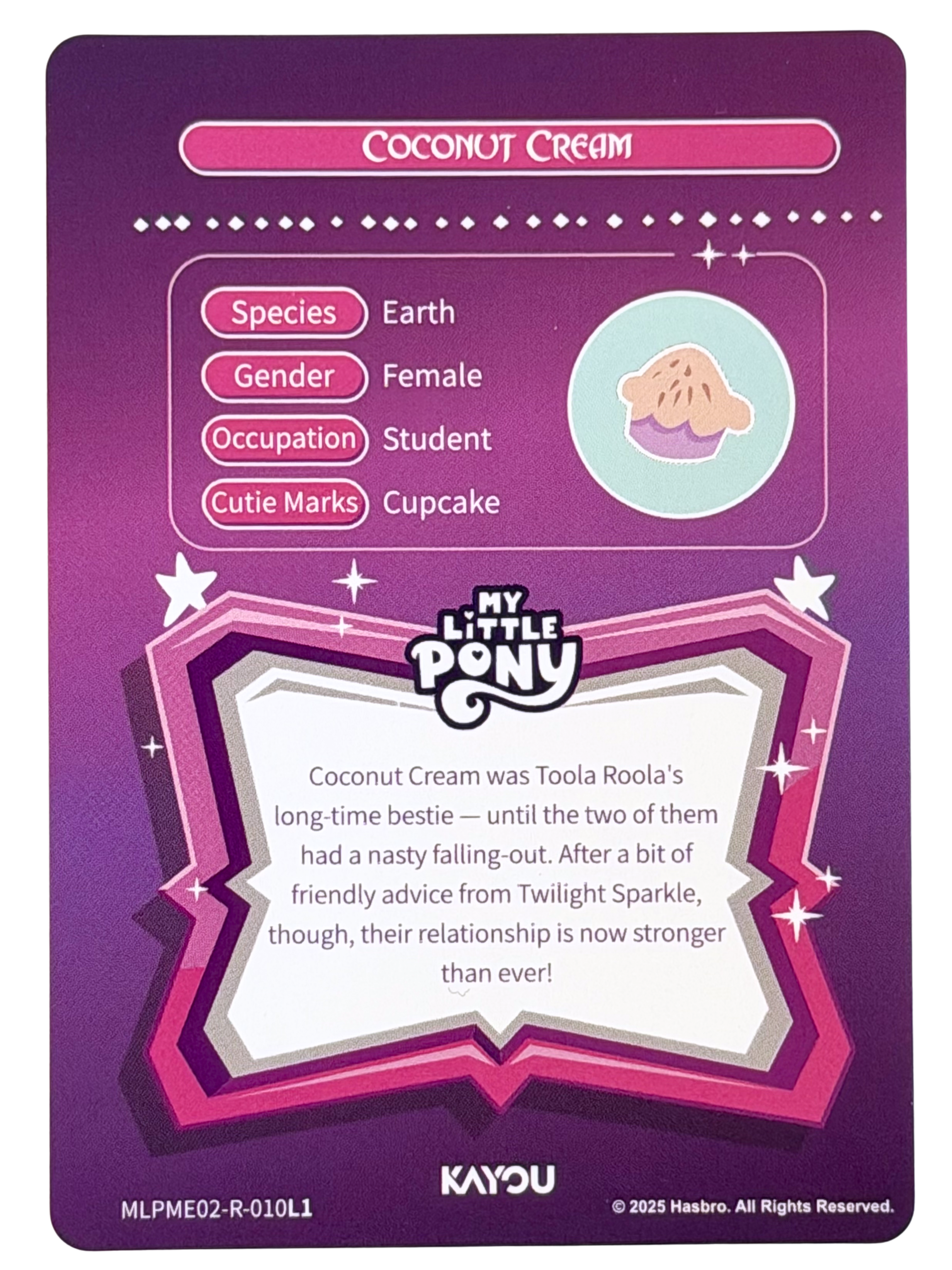 Coconut Cream (R) MLPME02-R-010L1