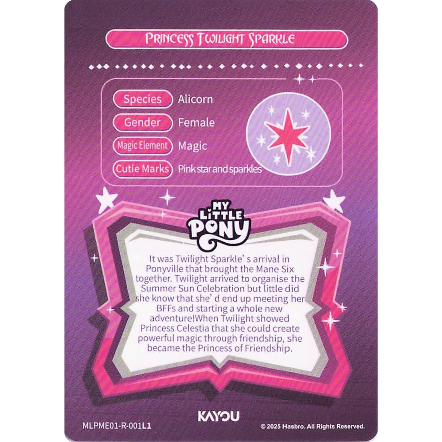 Princess Twilight Sparkle (R) MLPME01-R-001L1