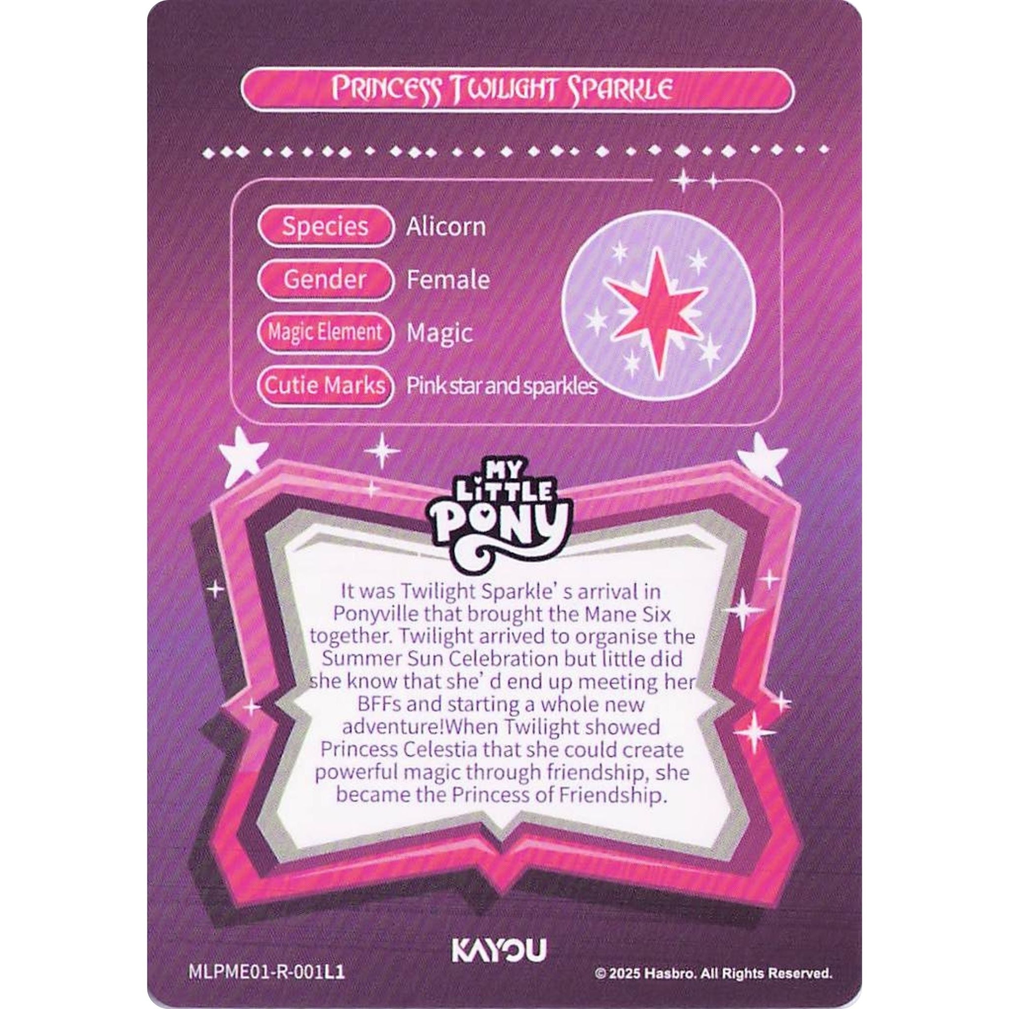 Princess Twilight Sparkle (R) MLPME01-R-001L1