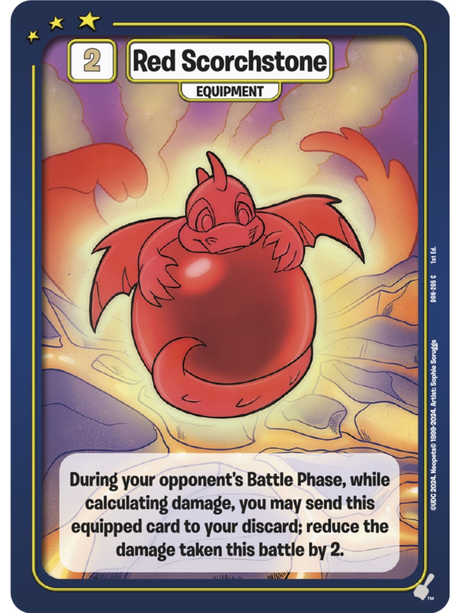 Red Scorchstone (C) DON-205 1st Edition