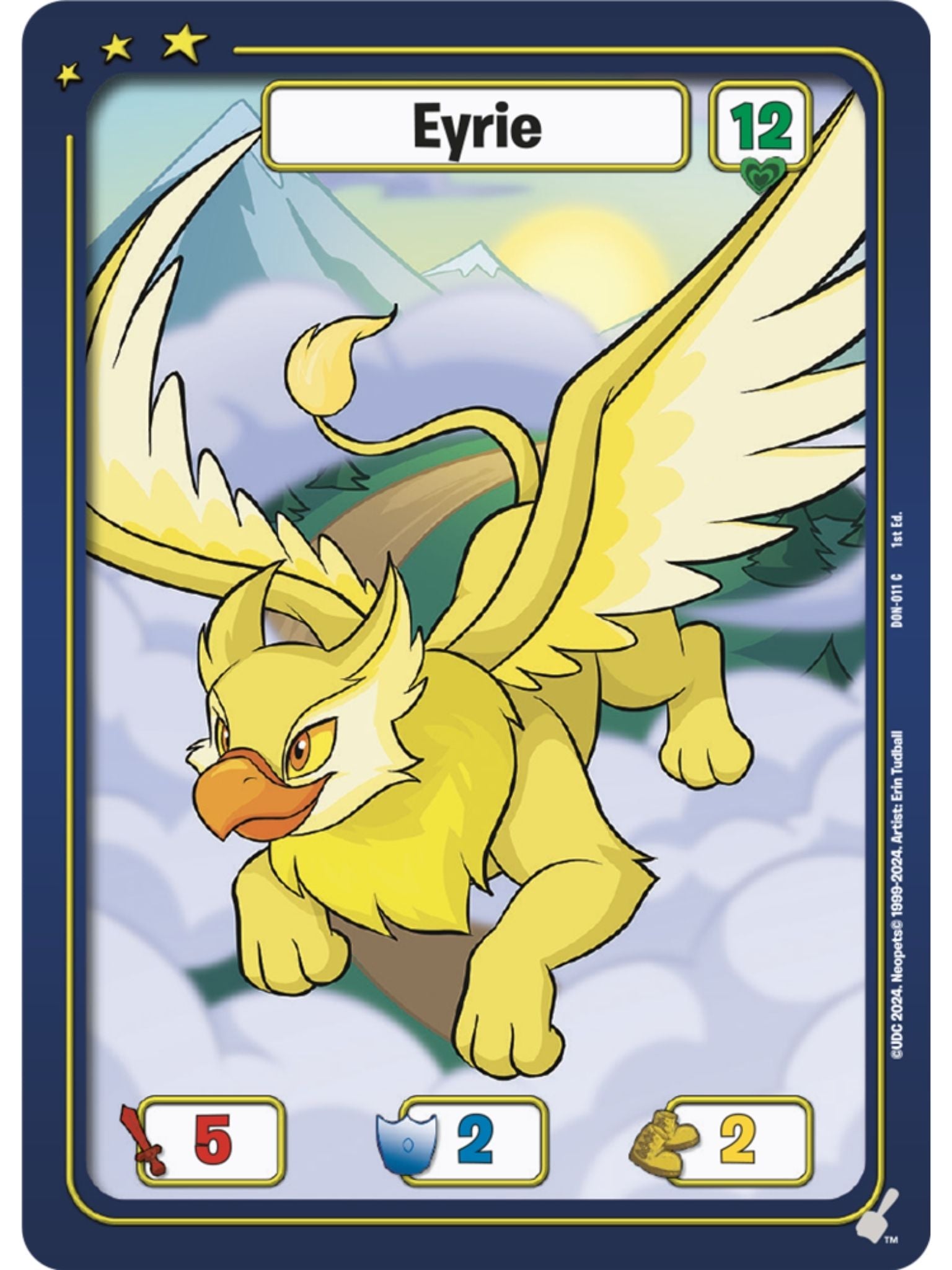 Yellow Eyrie (C) DON-011 1st Edition