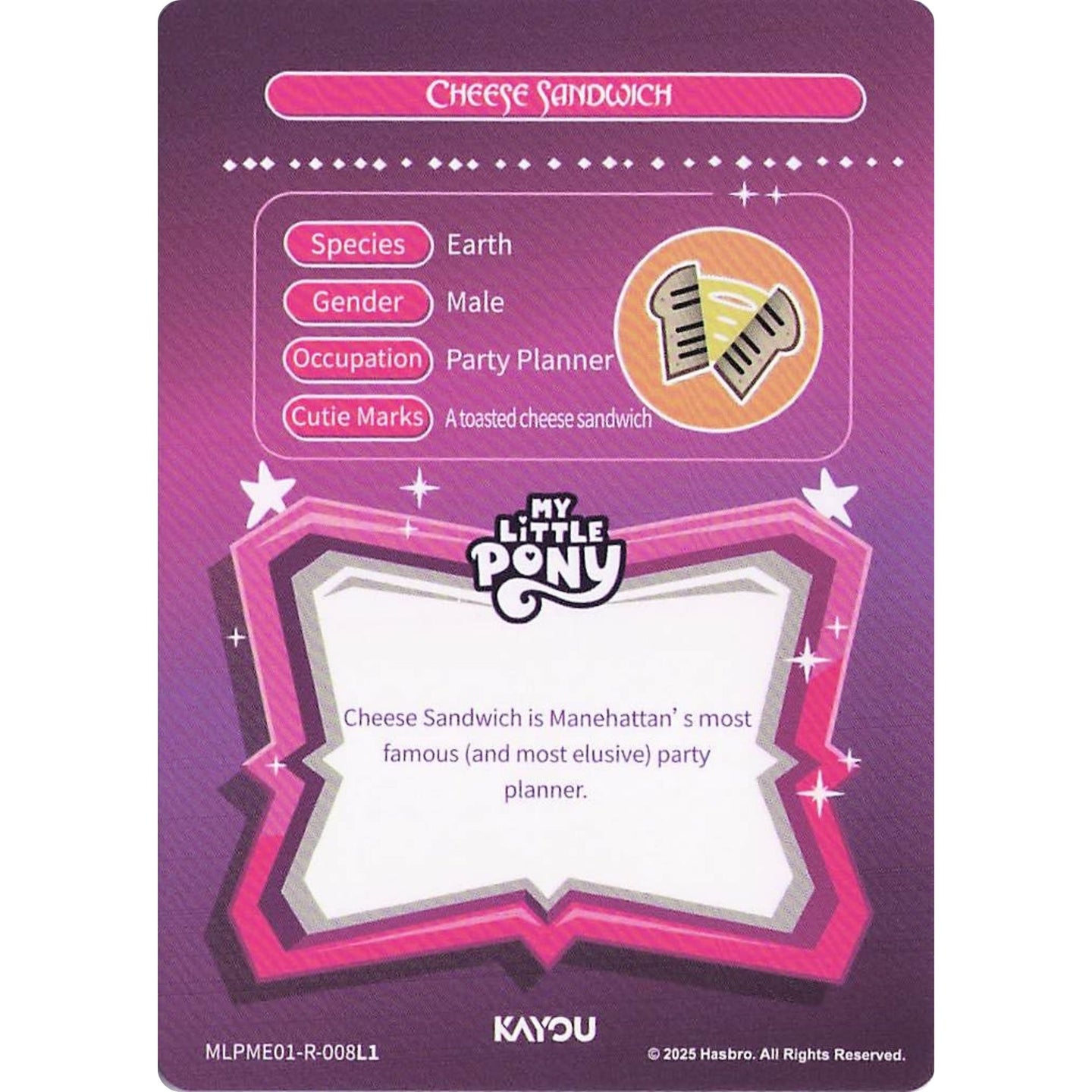 Cheese Sandwich (R) MLPME01-R-008L1