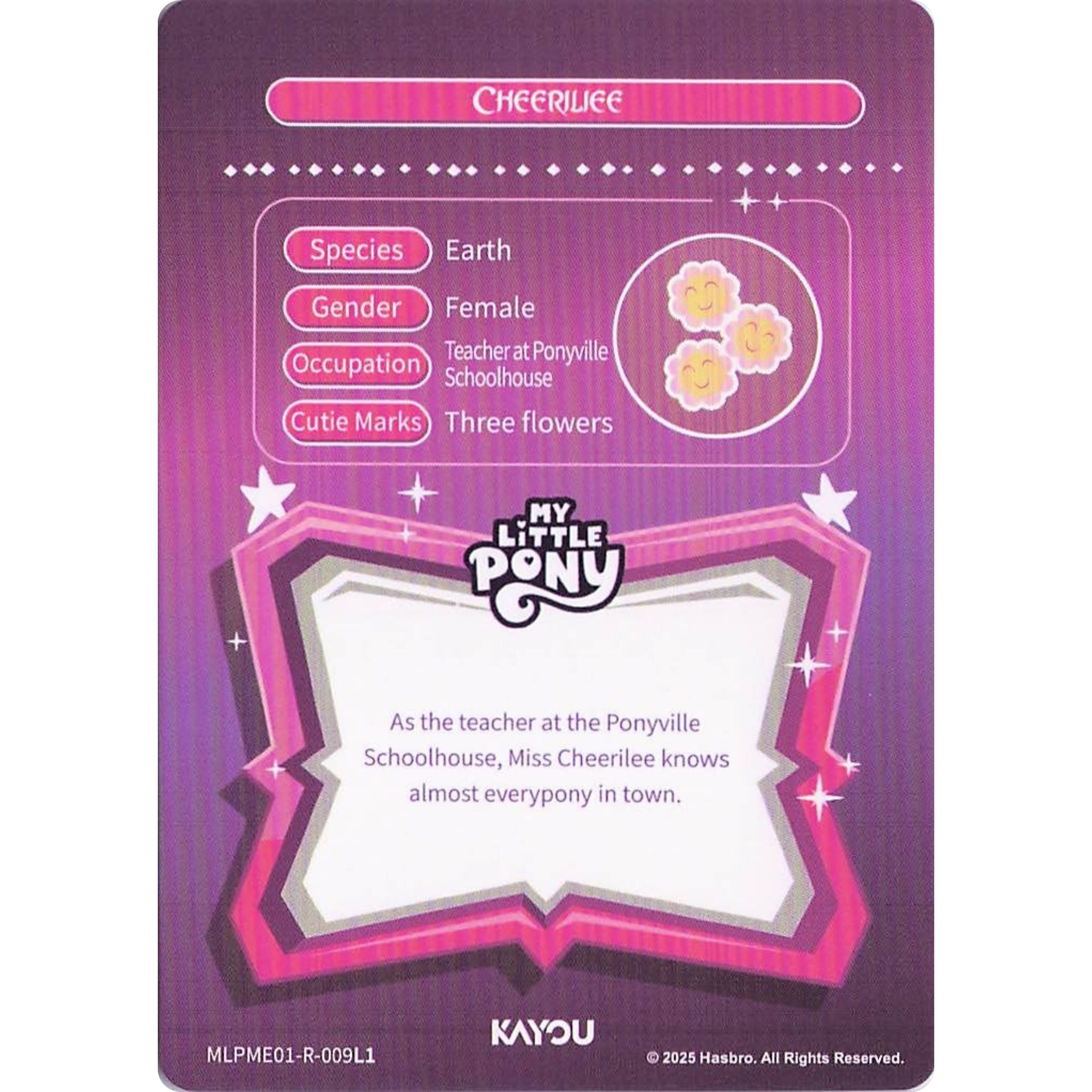 Cheerilee (R) MLPME01-R-009L1