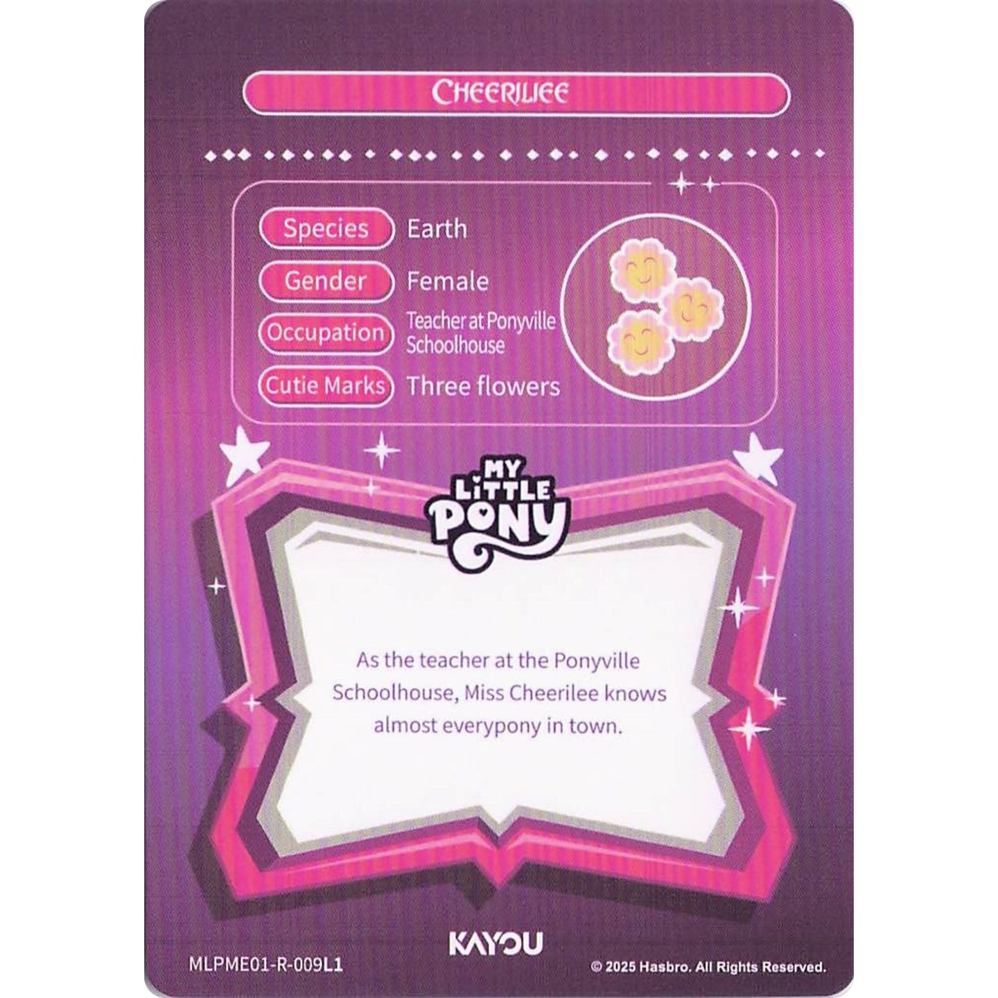 Cheerilee (R) MLPME01-R-009L1