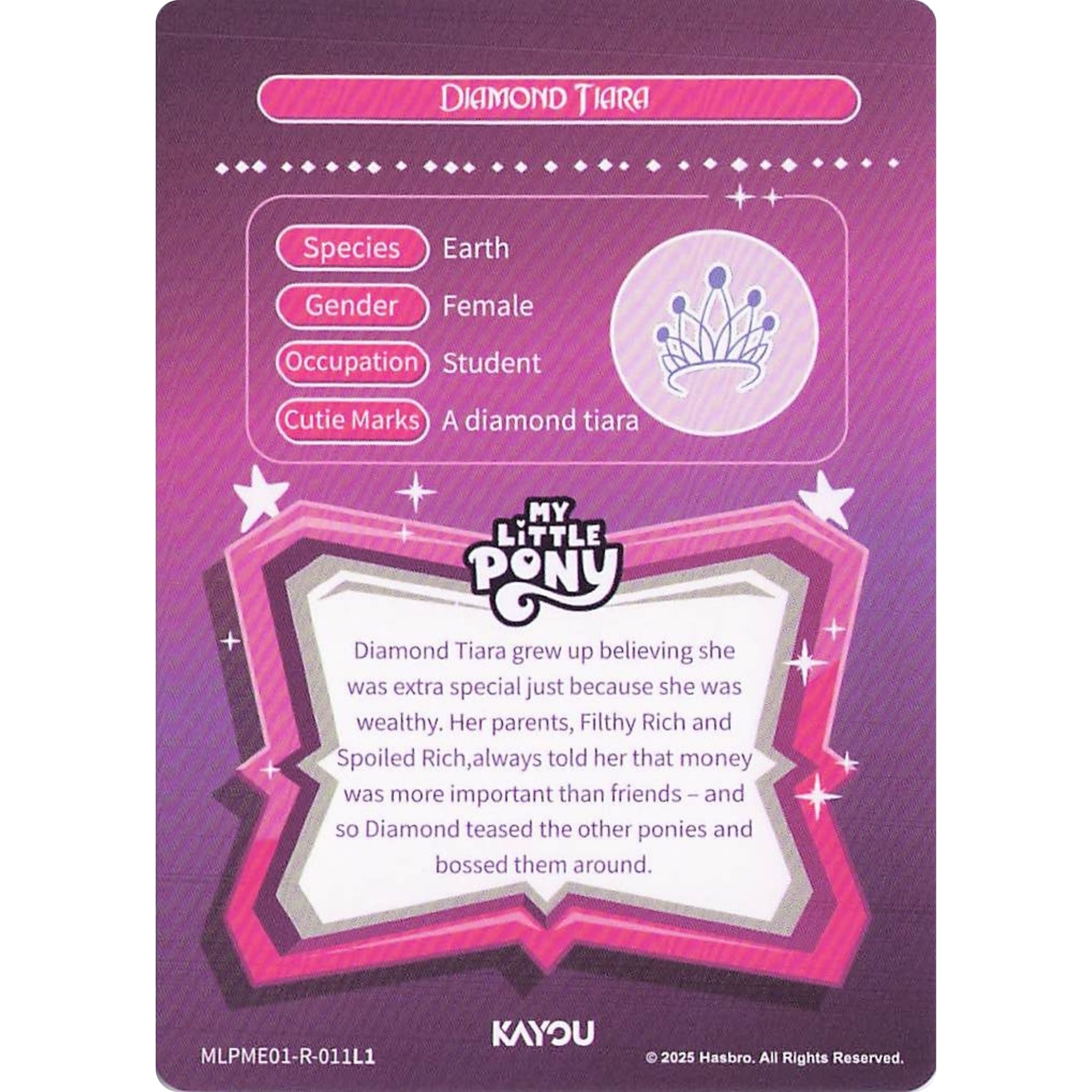 Diamond Tiara (R) MLPME01-R-011L1