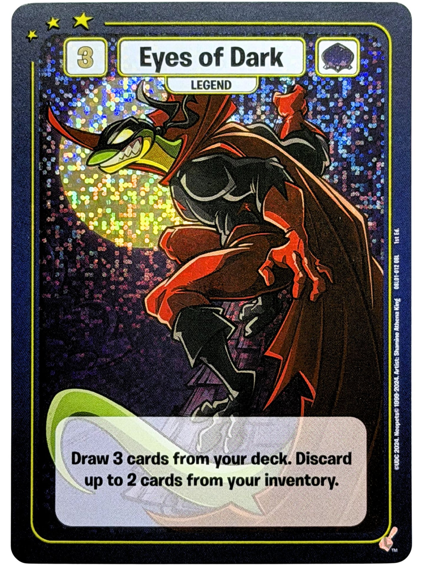 Eyes of Dark Foil Promo OBL01-012 1st Edition