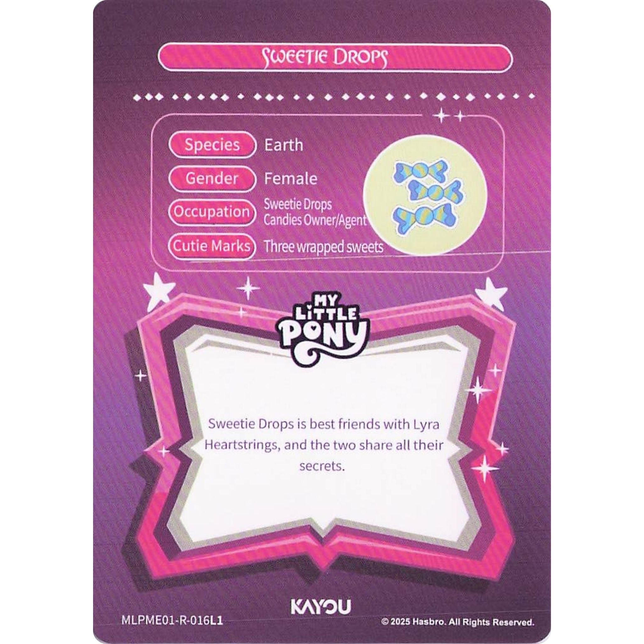Sweetie Drops (R) MLPME01-R-016L1