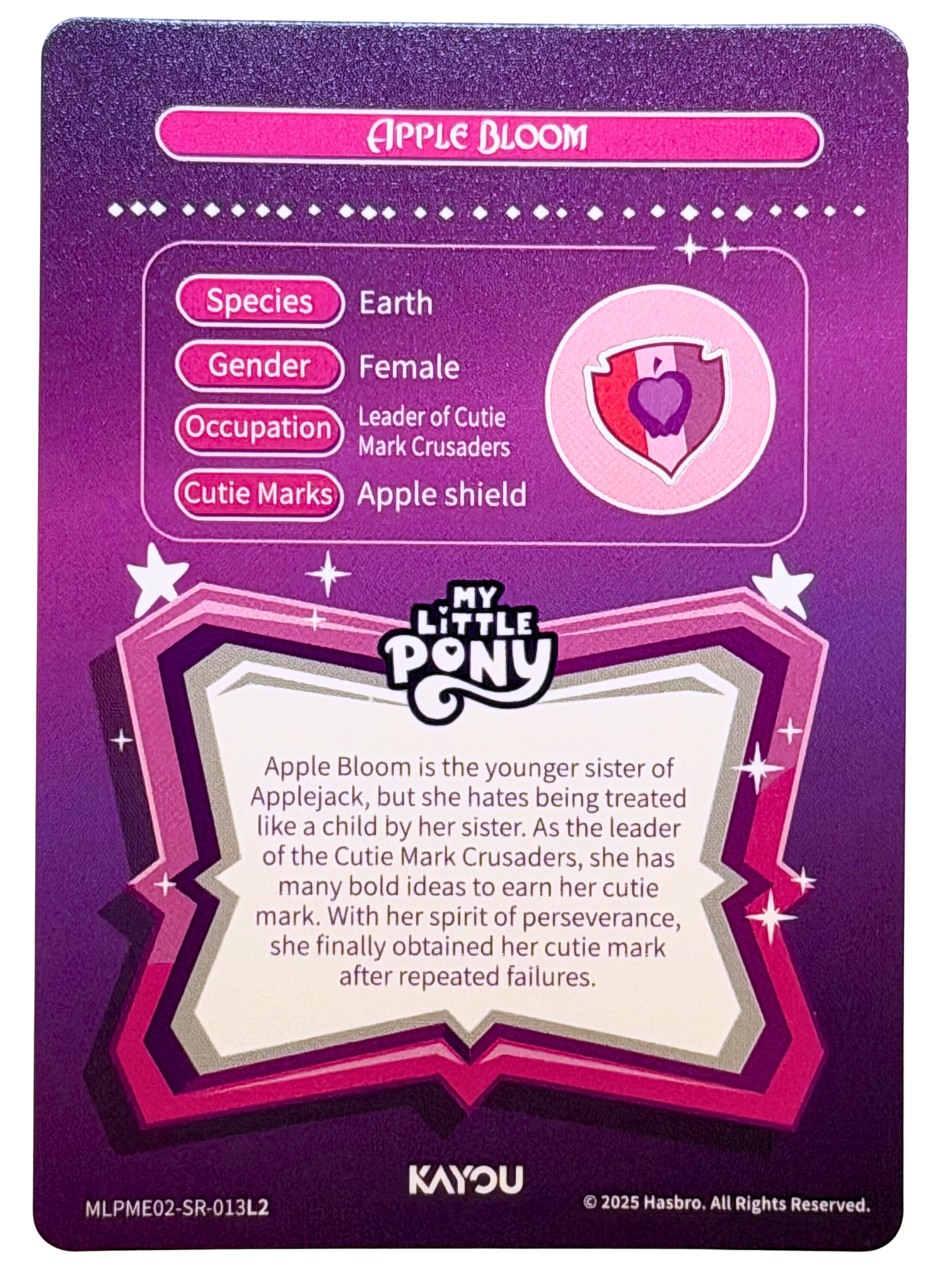 Apple Bloom (SR) MLPME02-SR-013L2