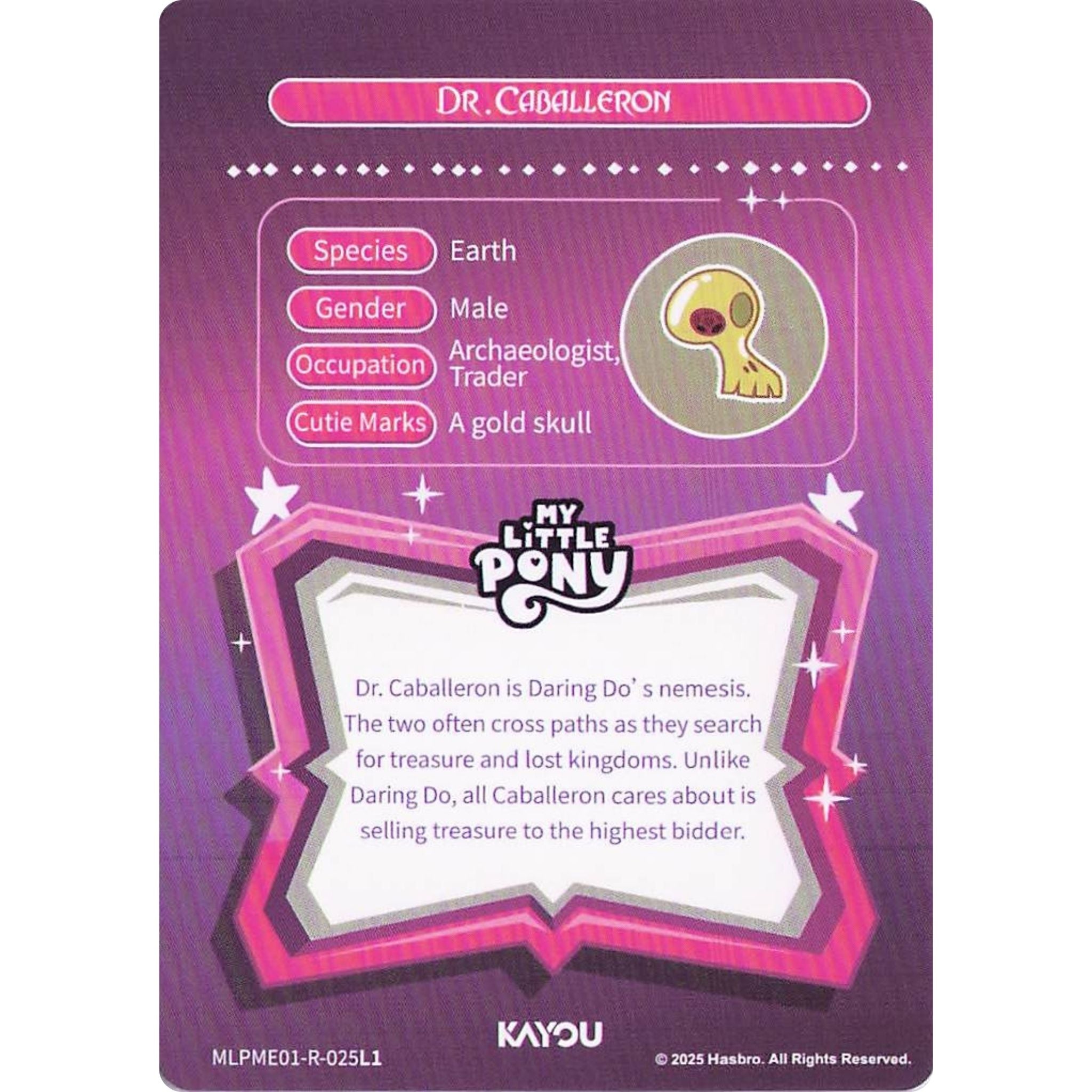 Dr. Caballeron (R) MLPME01-R-025L1