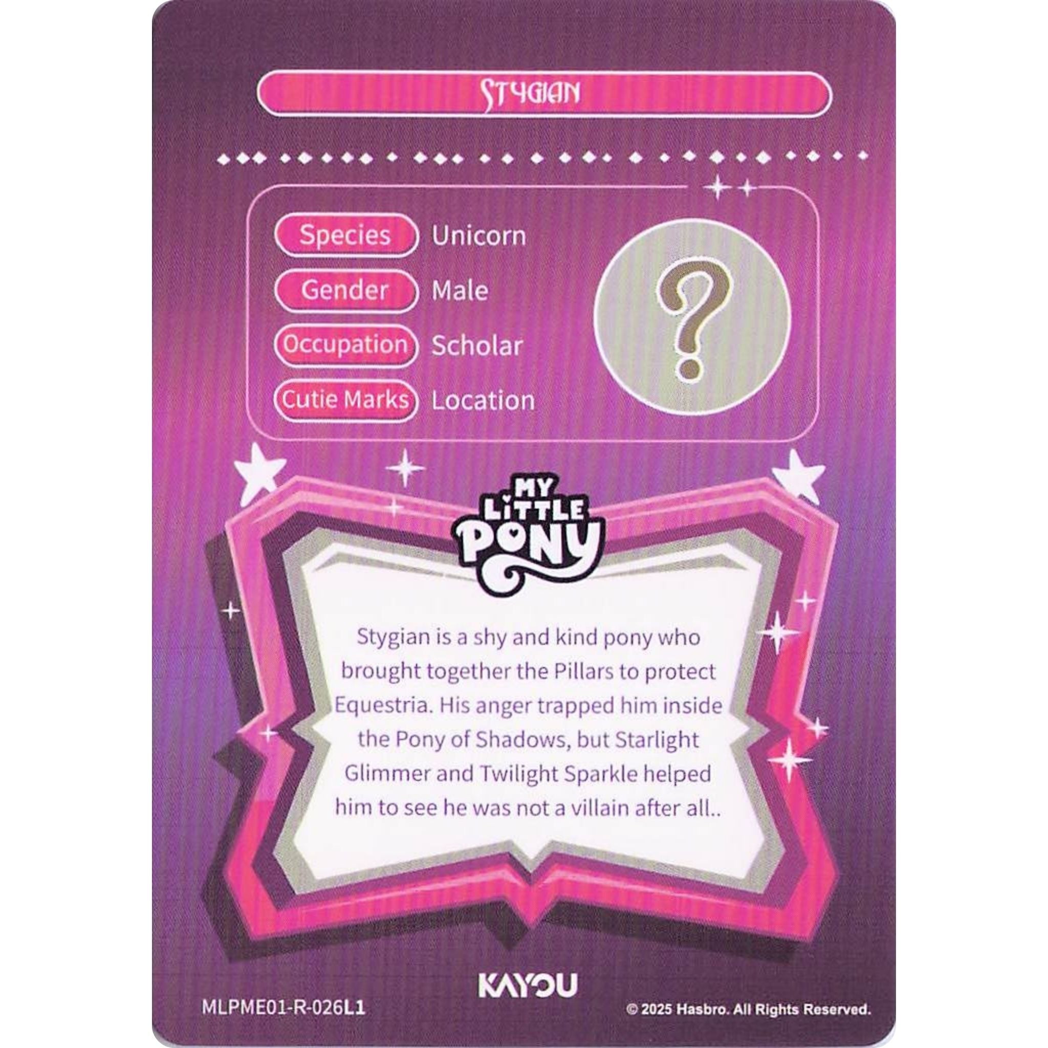 Stygian (R) MLPME01-R-026L1