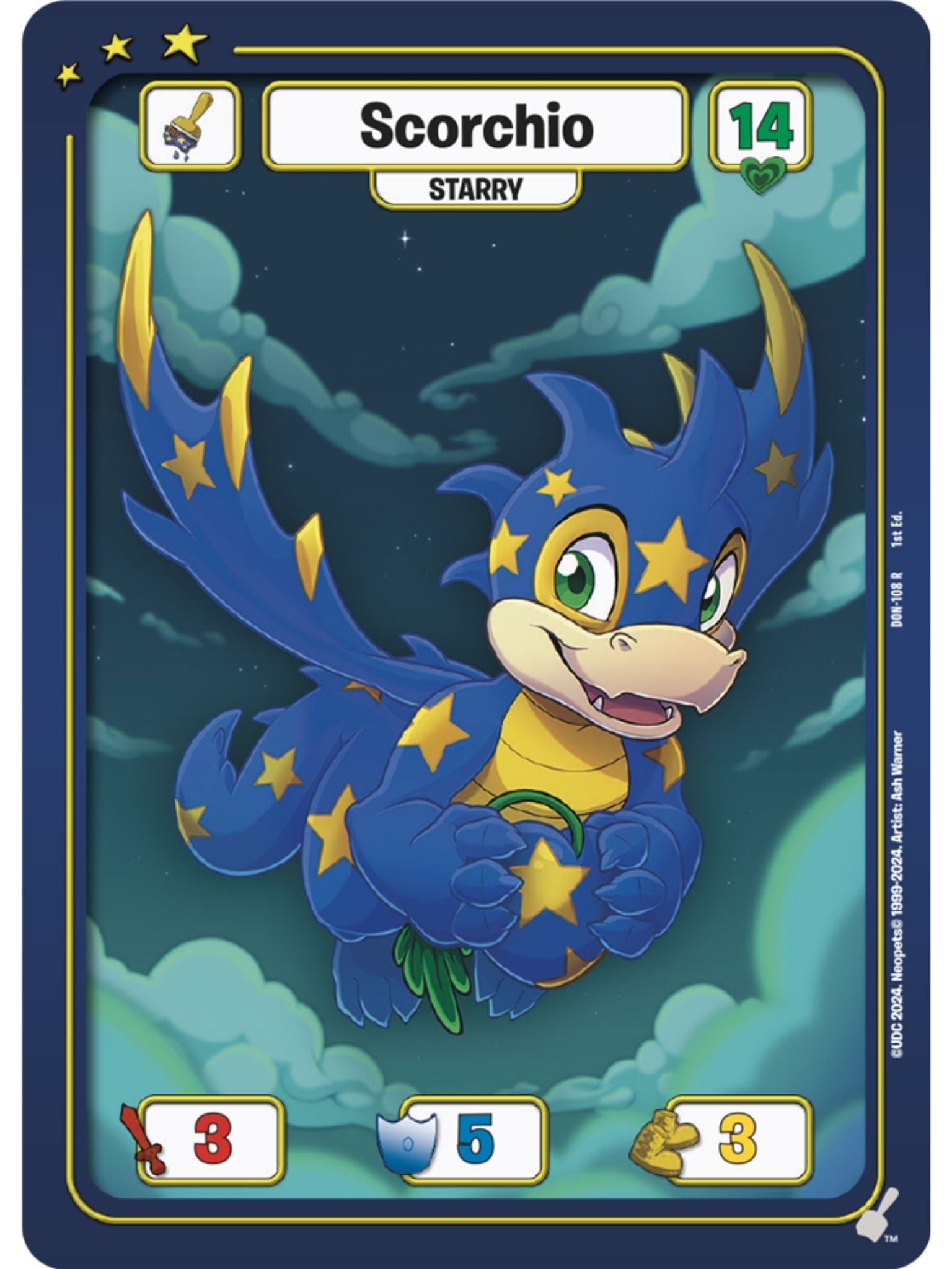 Starry Scorchio (R) DON-108 1st Edition