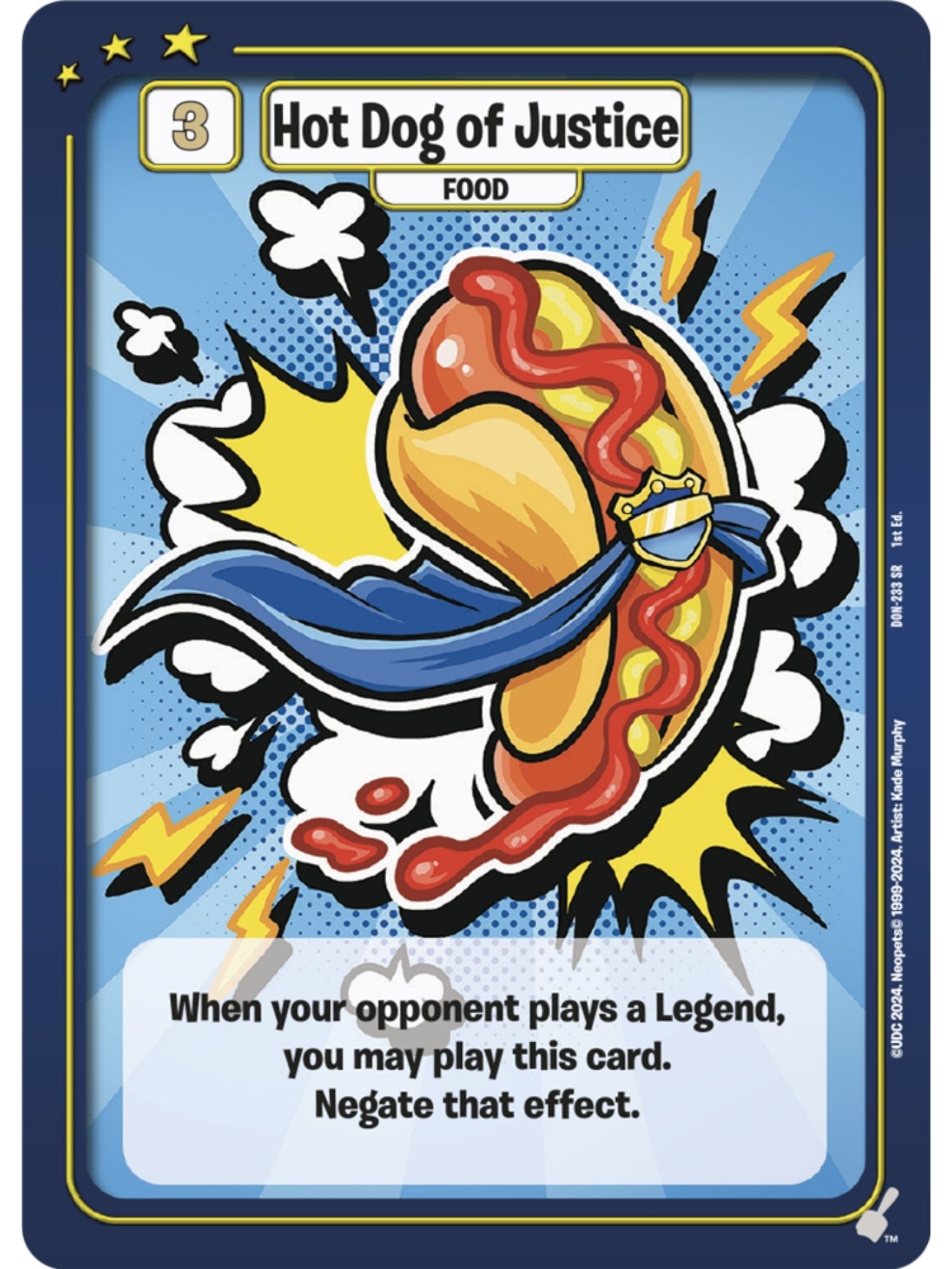 Hot Dog of Justice (SR) DON-233 1st Edition