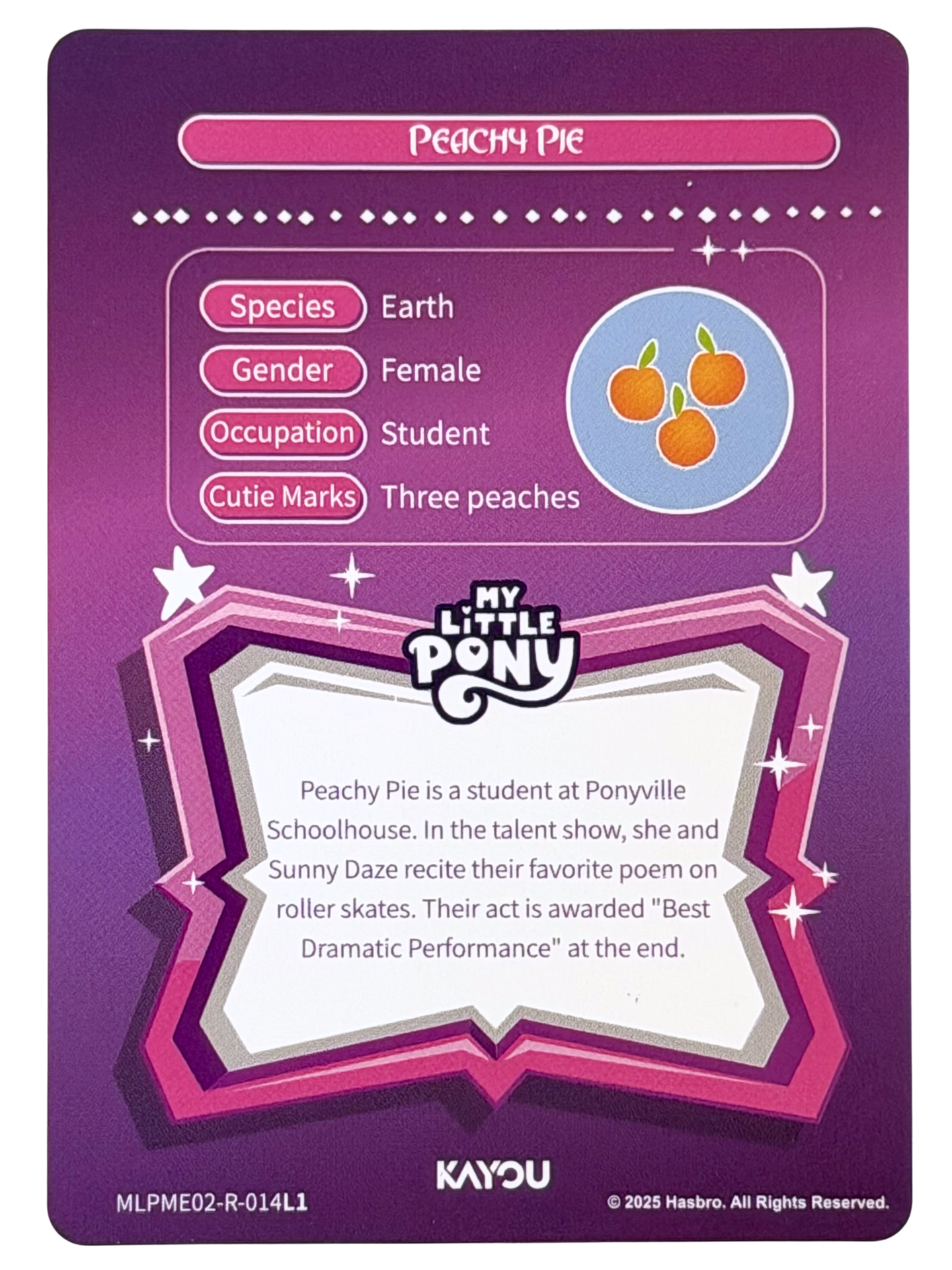 Peachy Pie (R) MLPME02-R-014L1