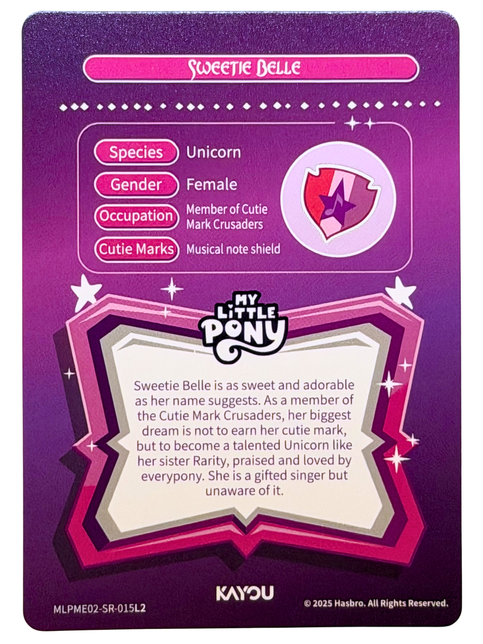 Sweetie Belle (SR) MLPME02-SR-015L2