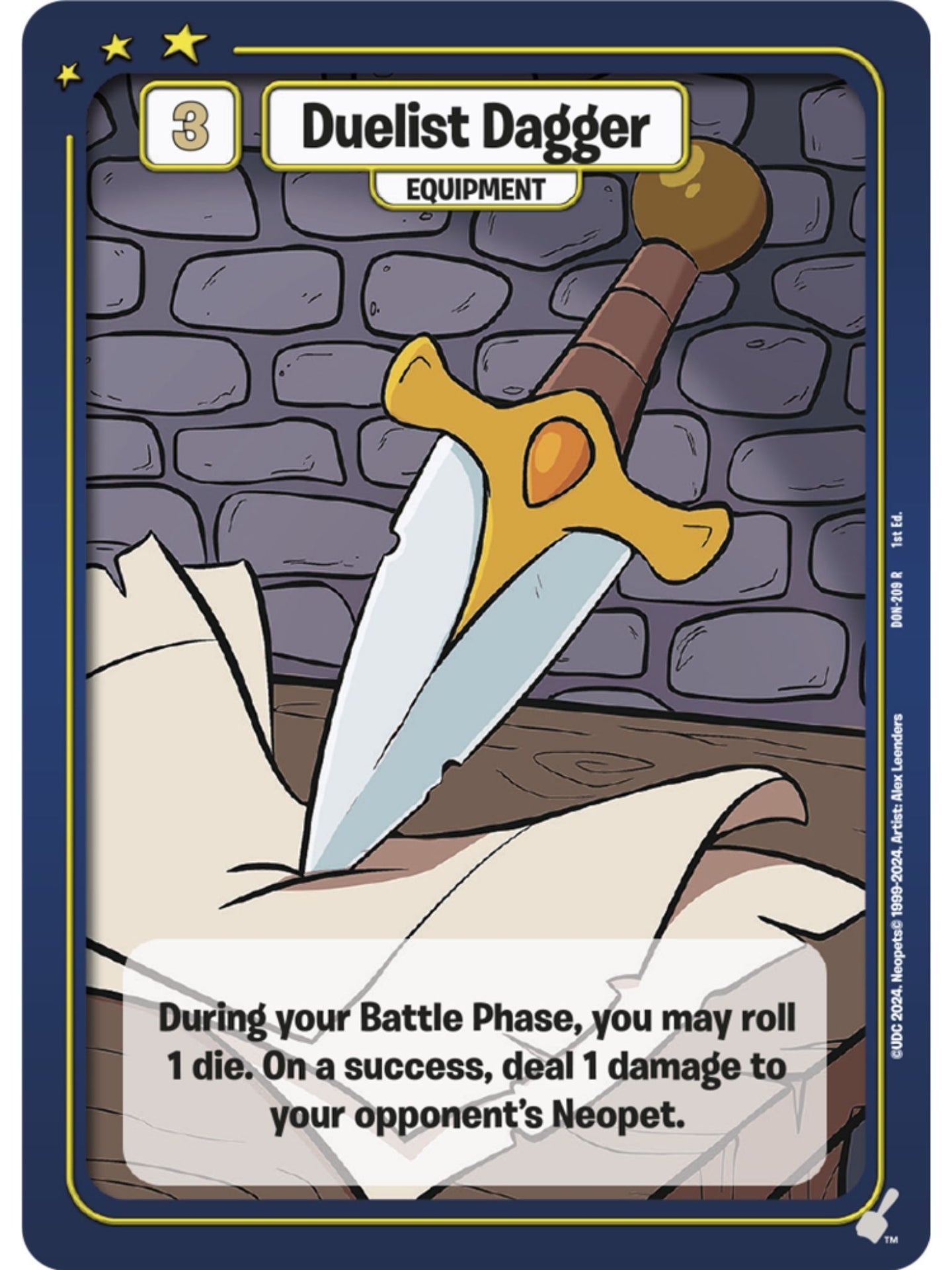 Duelist Dagger (R) DON-209 1st Edition