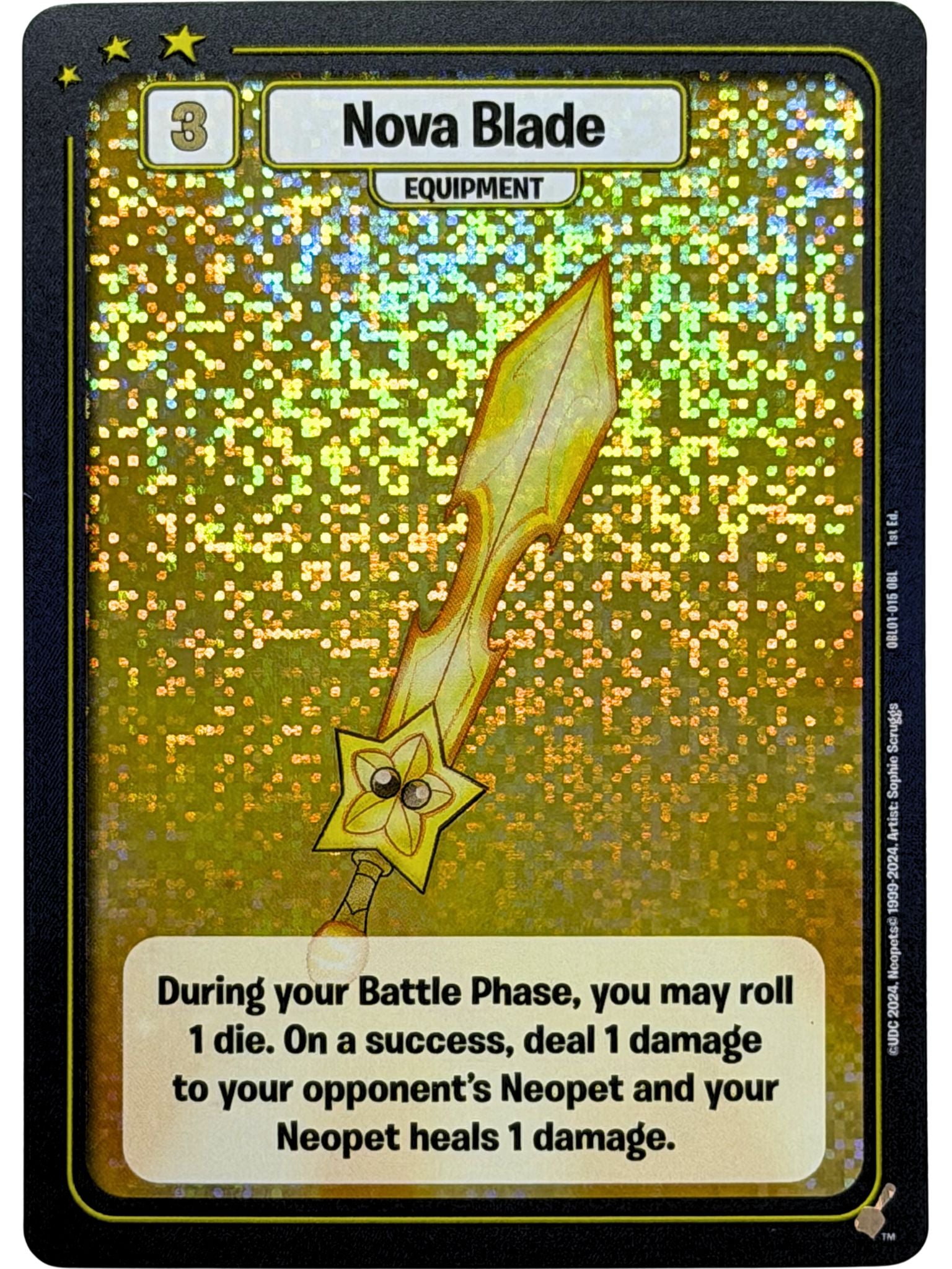 Nova Blade Foil Promo OBL01-015 1st Edition
