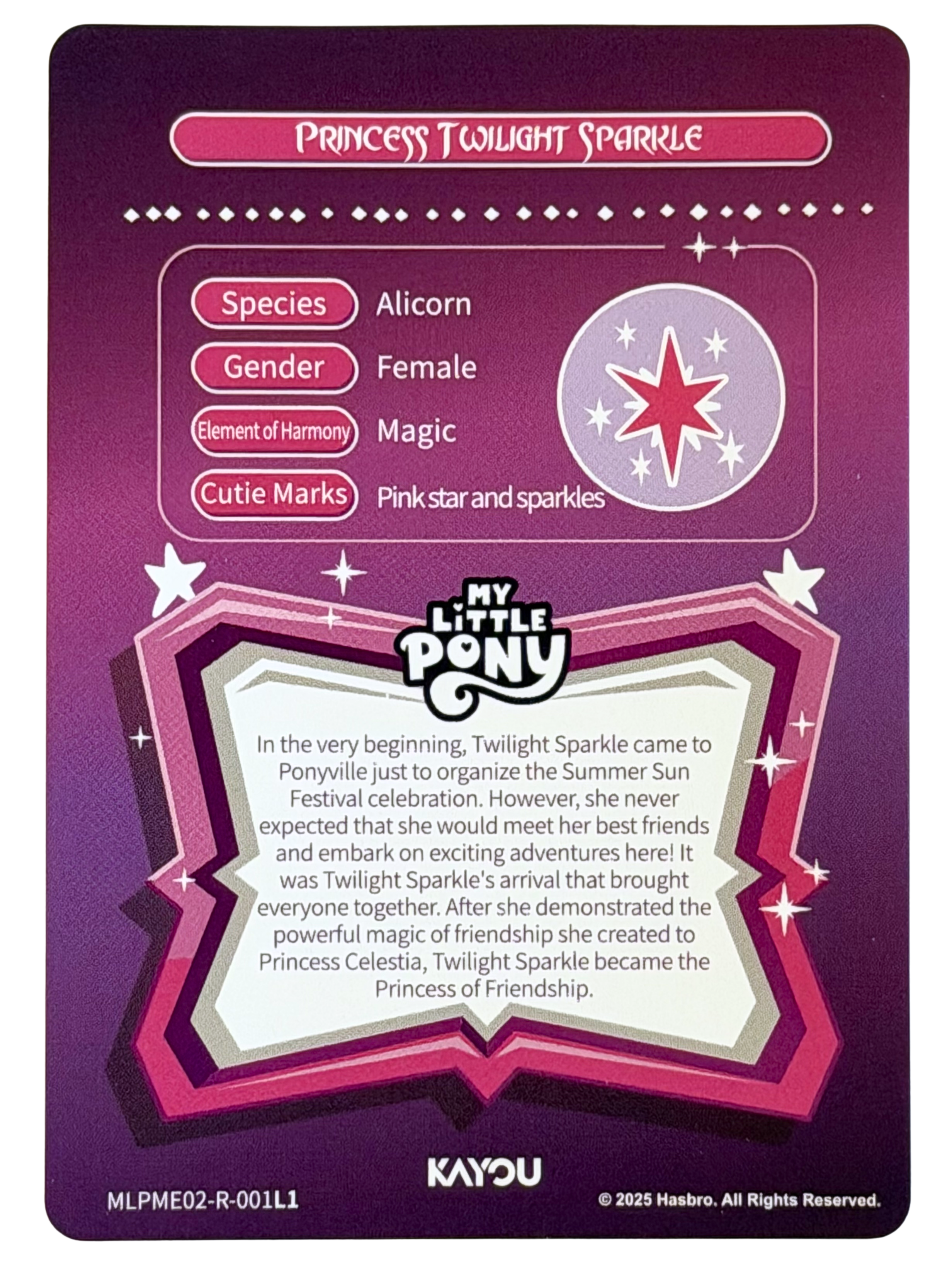 Princess Twilight Sparkle (R) MLPME02-R-001L1