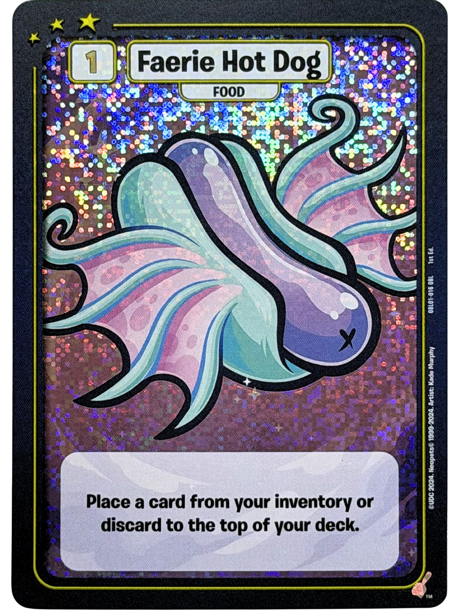 Faerie Hot Dog Foil Promo OBL01-016 1st Edition