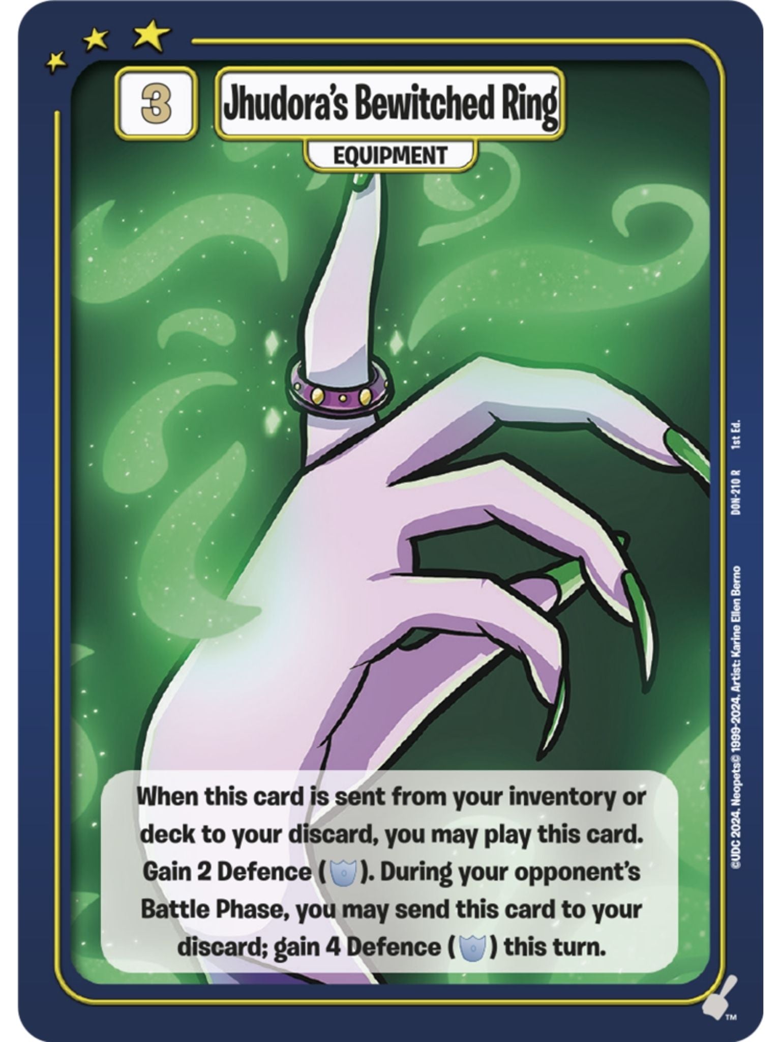 Jhudora's Bewitched Ring (R) DON-210 1st Edition
