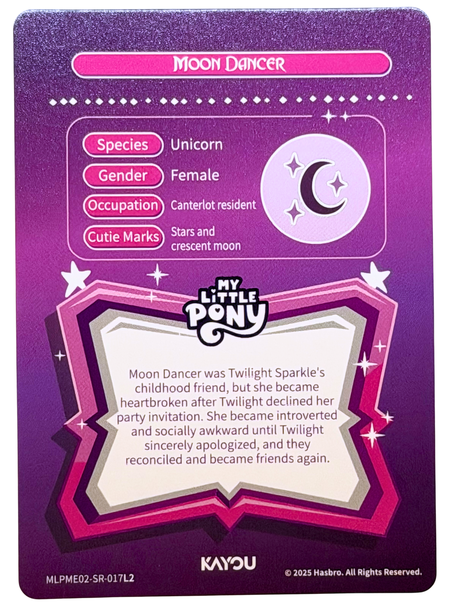 Moon Dancer (SR) MLPME02-SR-017L2