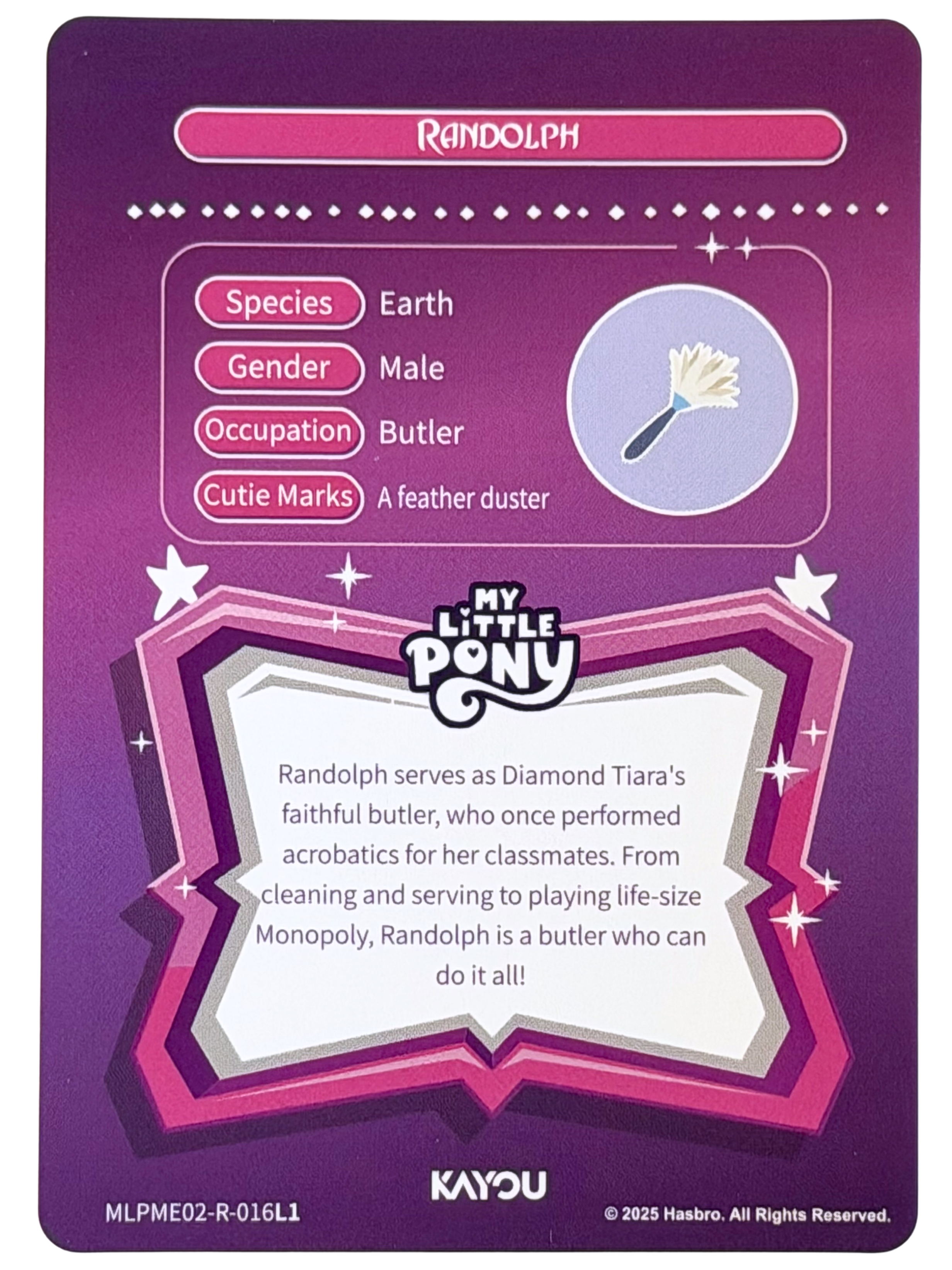 Randolph (R) MLPME02-R-016L1