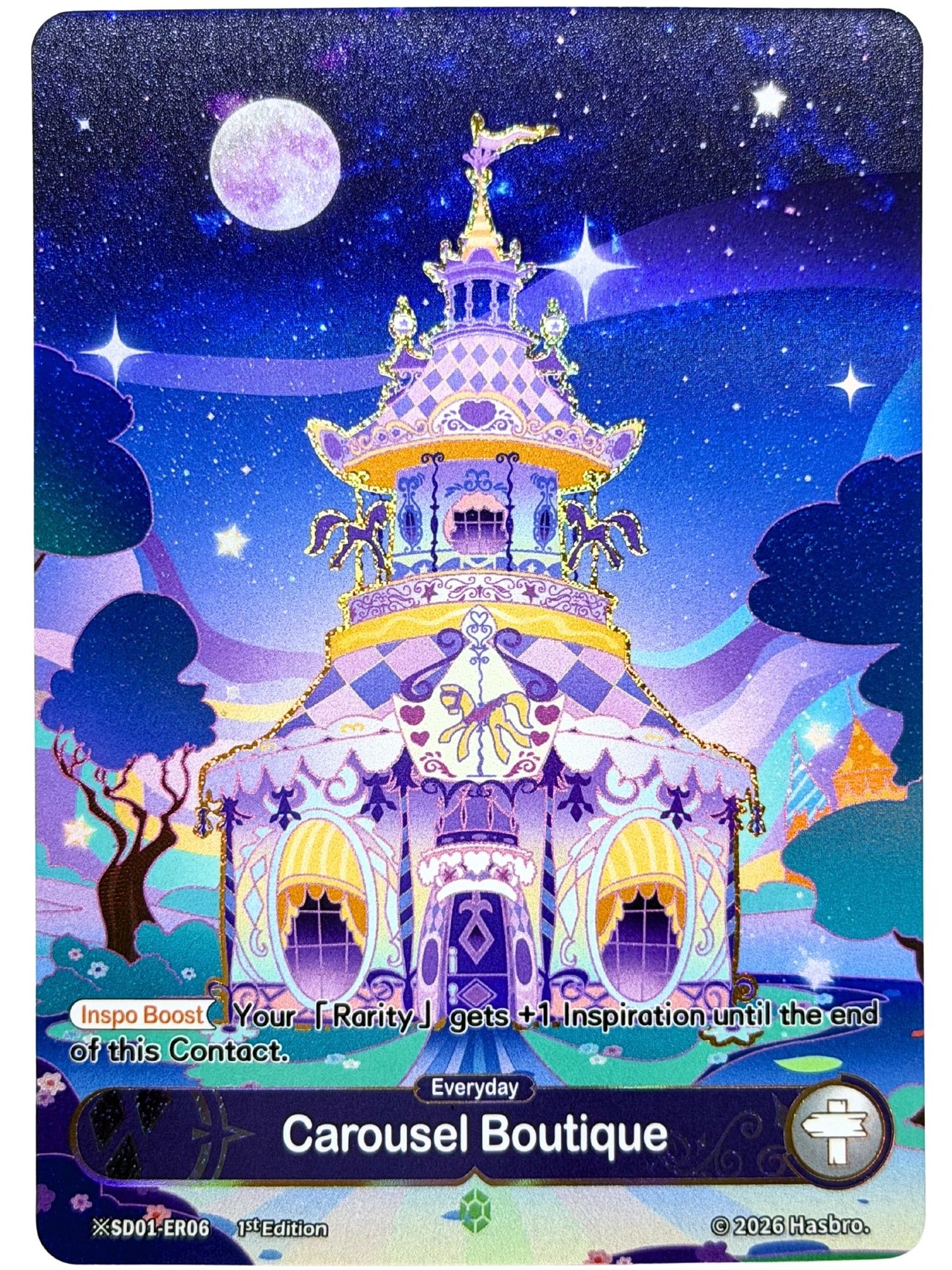 Carousel Boutique Night Time Alternate Art 1st Edition (ER) SD01-ER06
