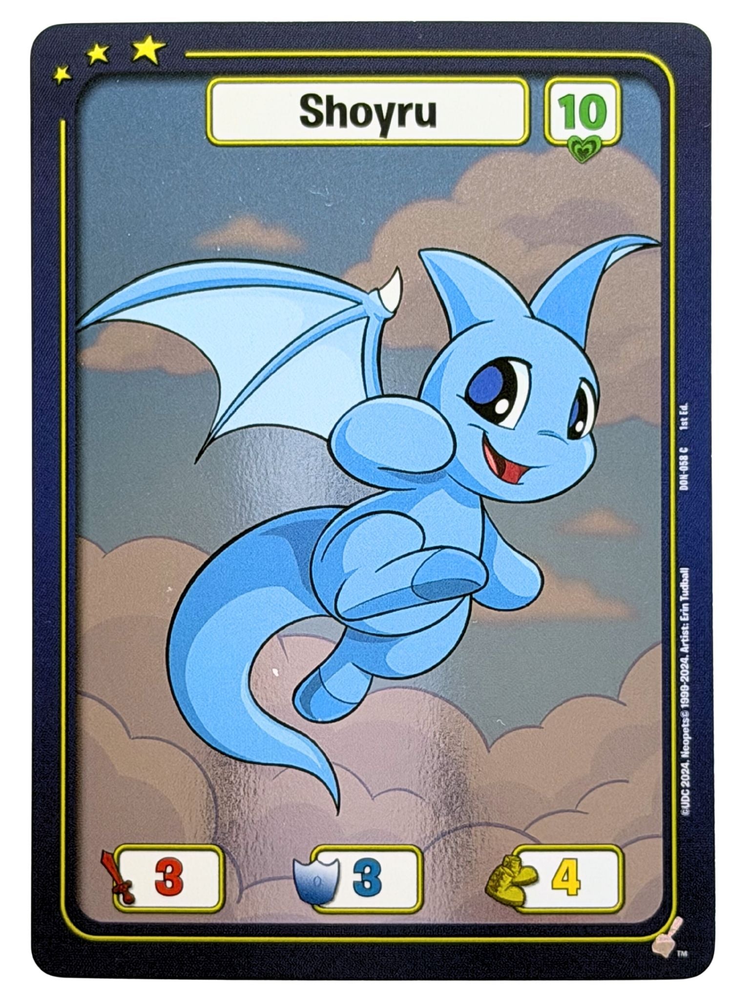 Blue Shoyru Foil (C) DON-058 1st Edition