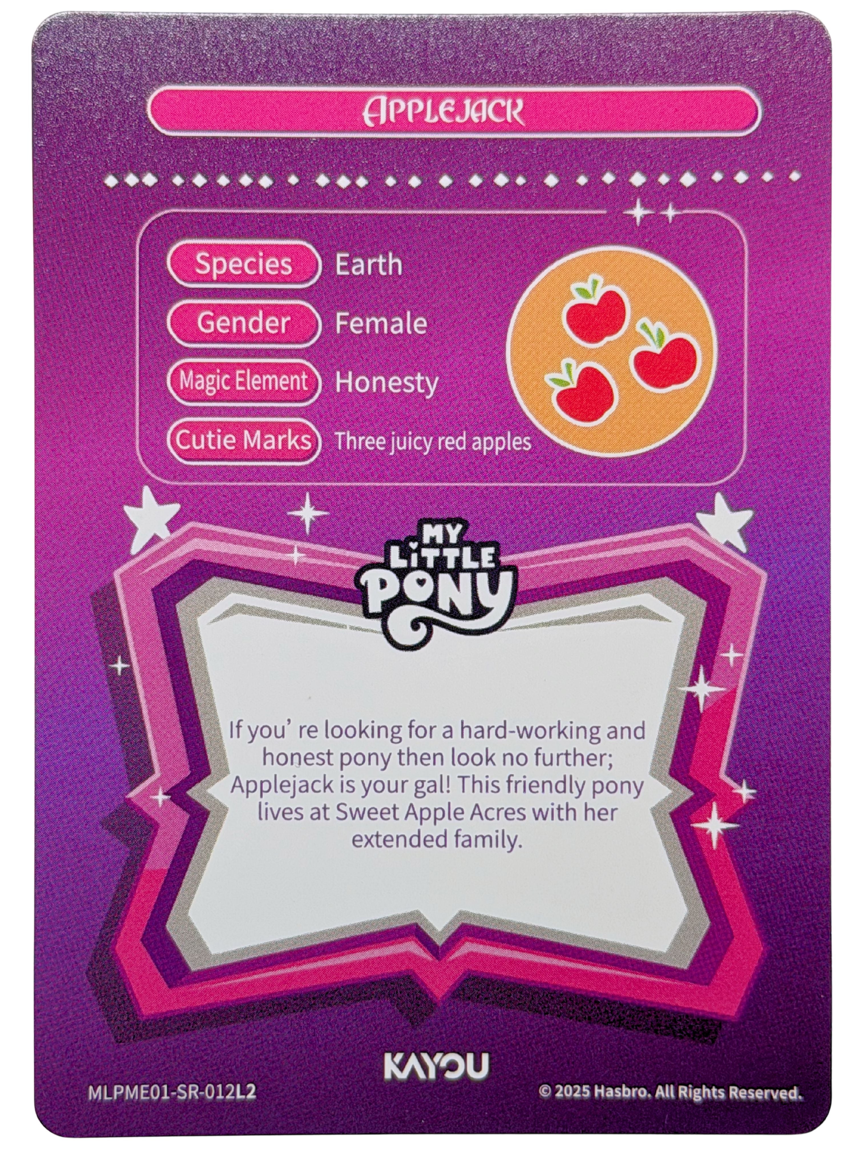 Applejack (SR) MLPME01-SR-012L2