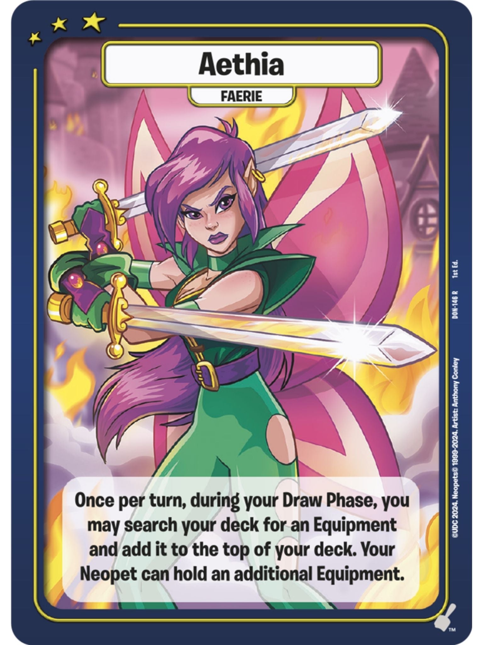 Aethia Foil (R) DON-146 1st Edition