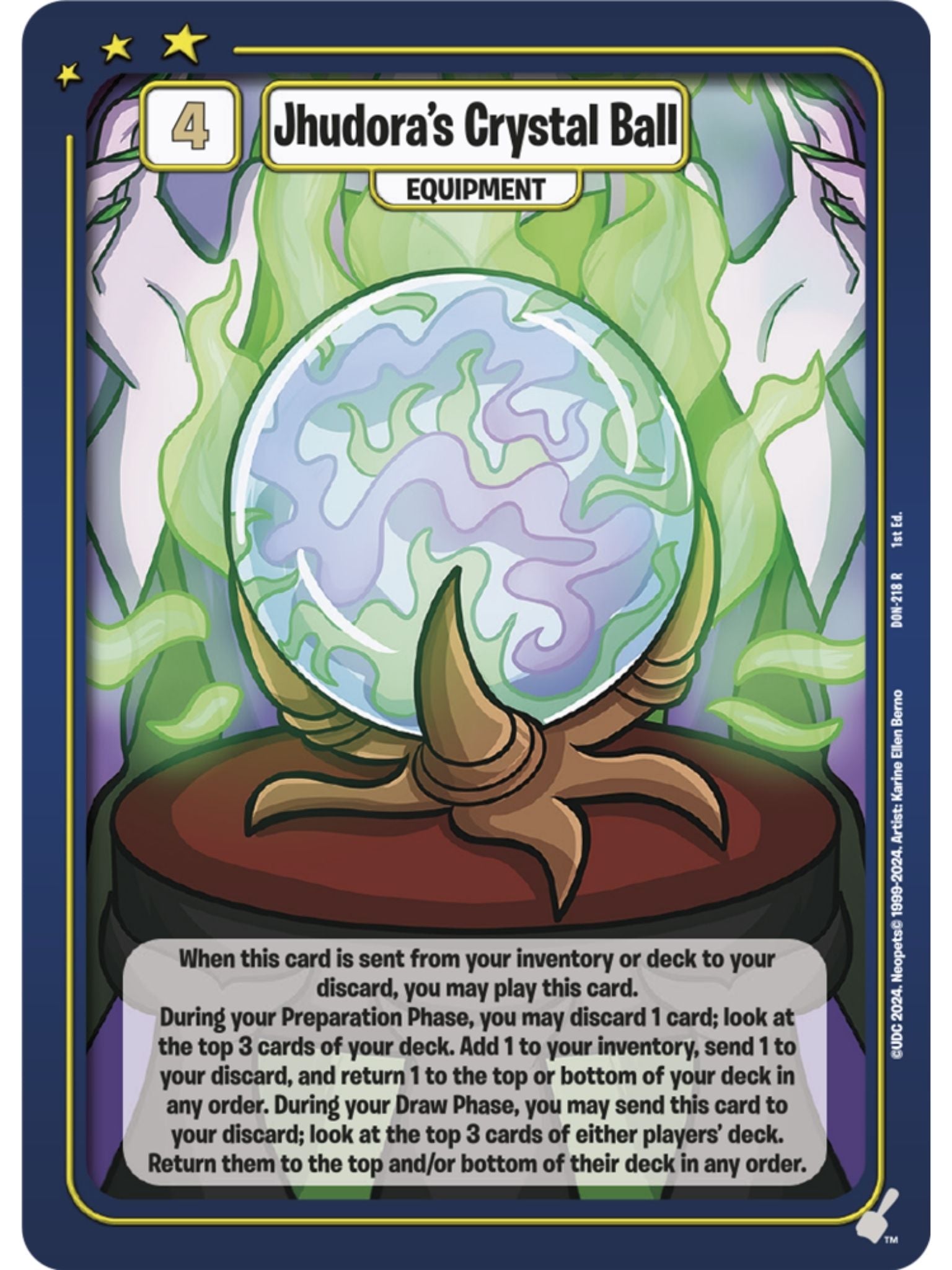 Jhudora's Crystal Ball (R) DON-218 1st Edition