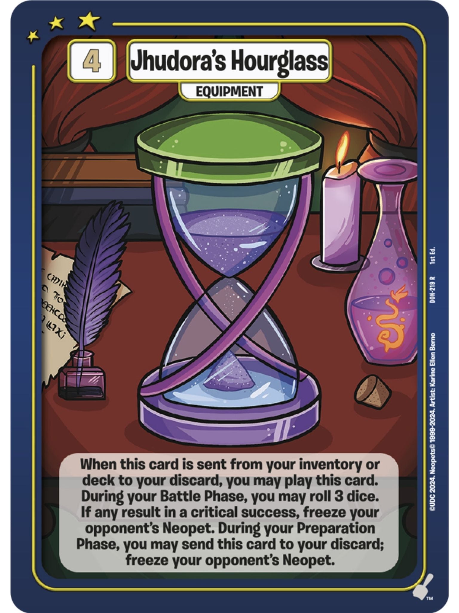 Jhudora's Hourglass (R) DON-219 1st Edition