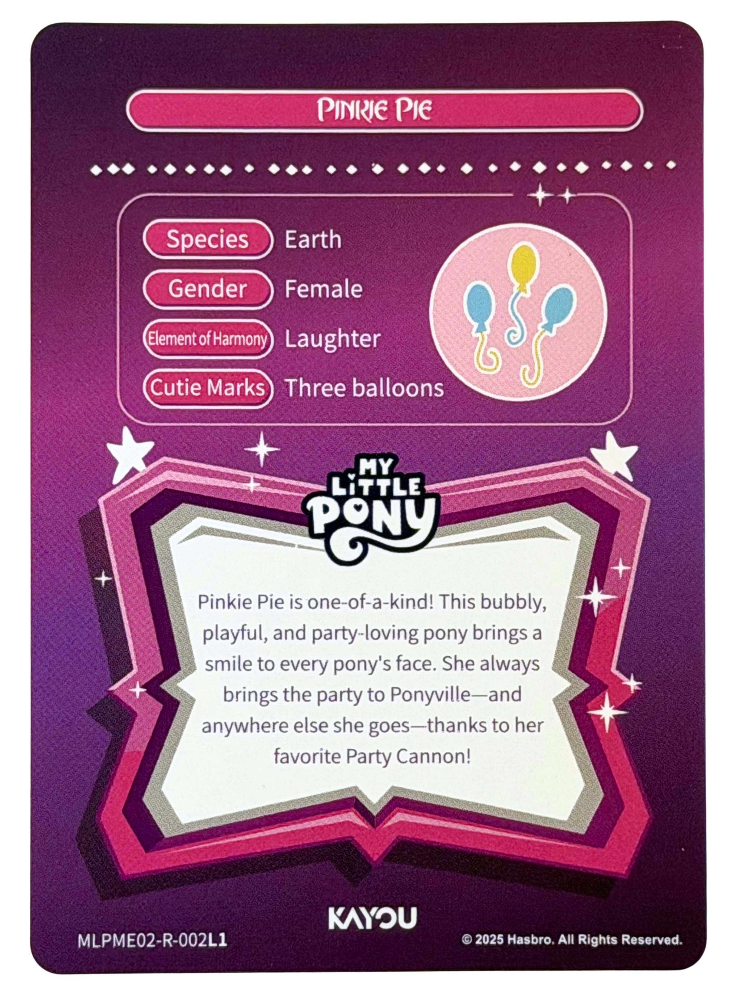 Pinkie Pie (R) MLPME02-R-002L1